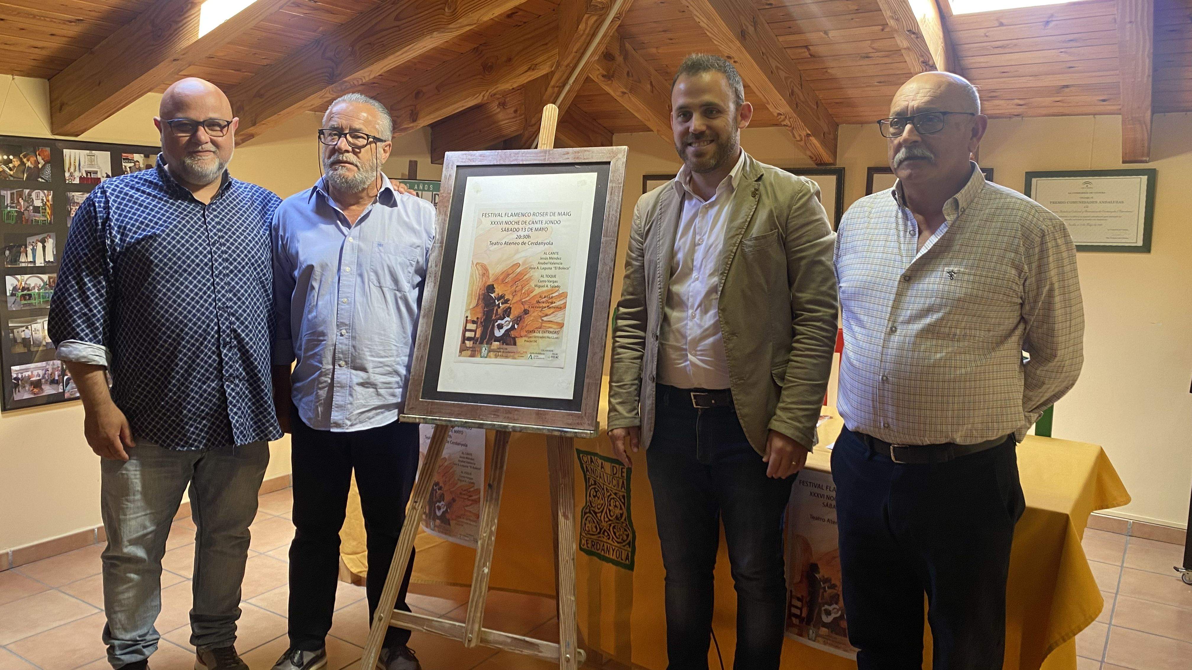Presentació d’aquesta edició de la Noche del Cante Jondo. FOTO: Mónica GM Presentació d’aquesta edició de la Noche del Cante Jondo. FOTO: Mónica GM