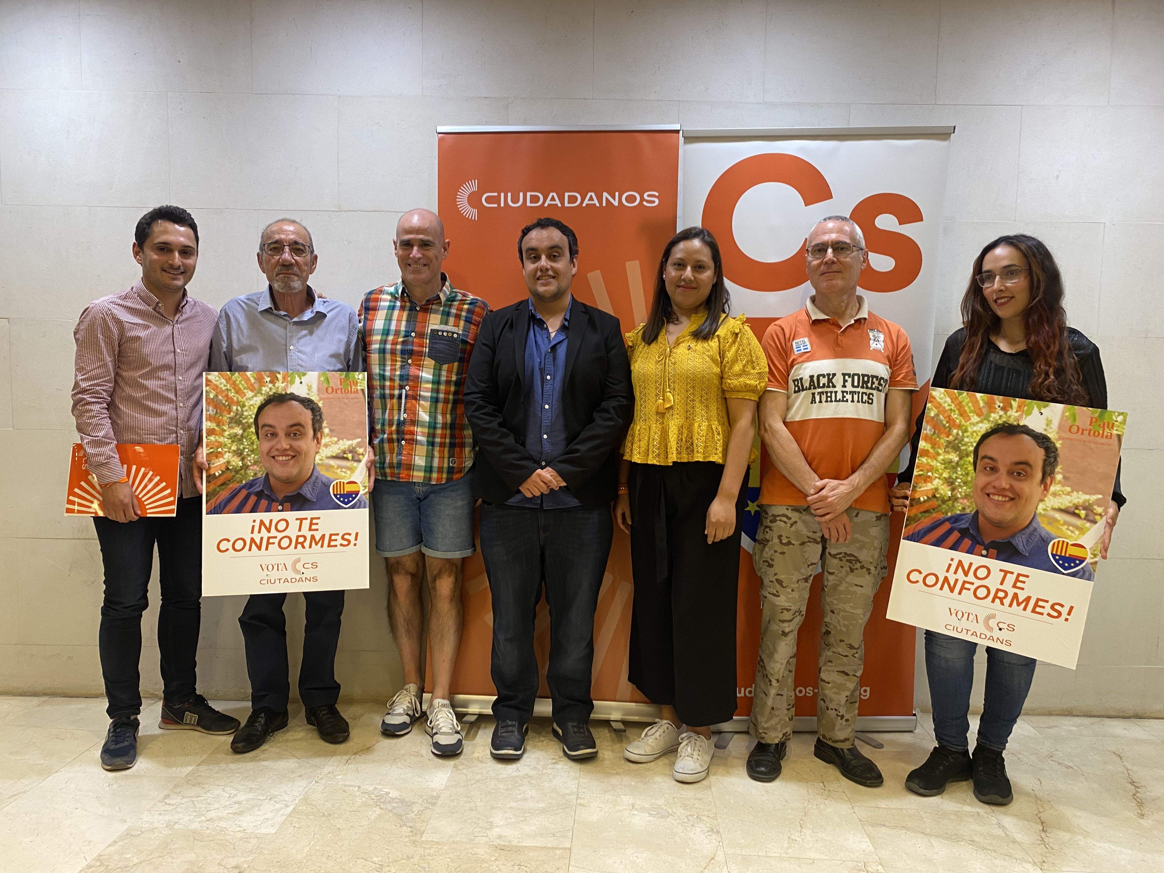 Representants de la candidatura de Ciutadans a Cerdanyola. FOTO: Mónica GM