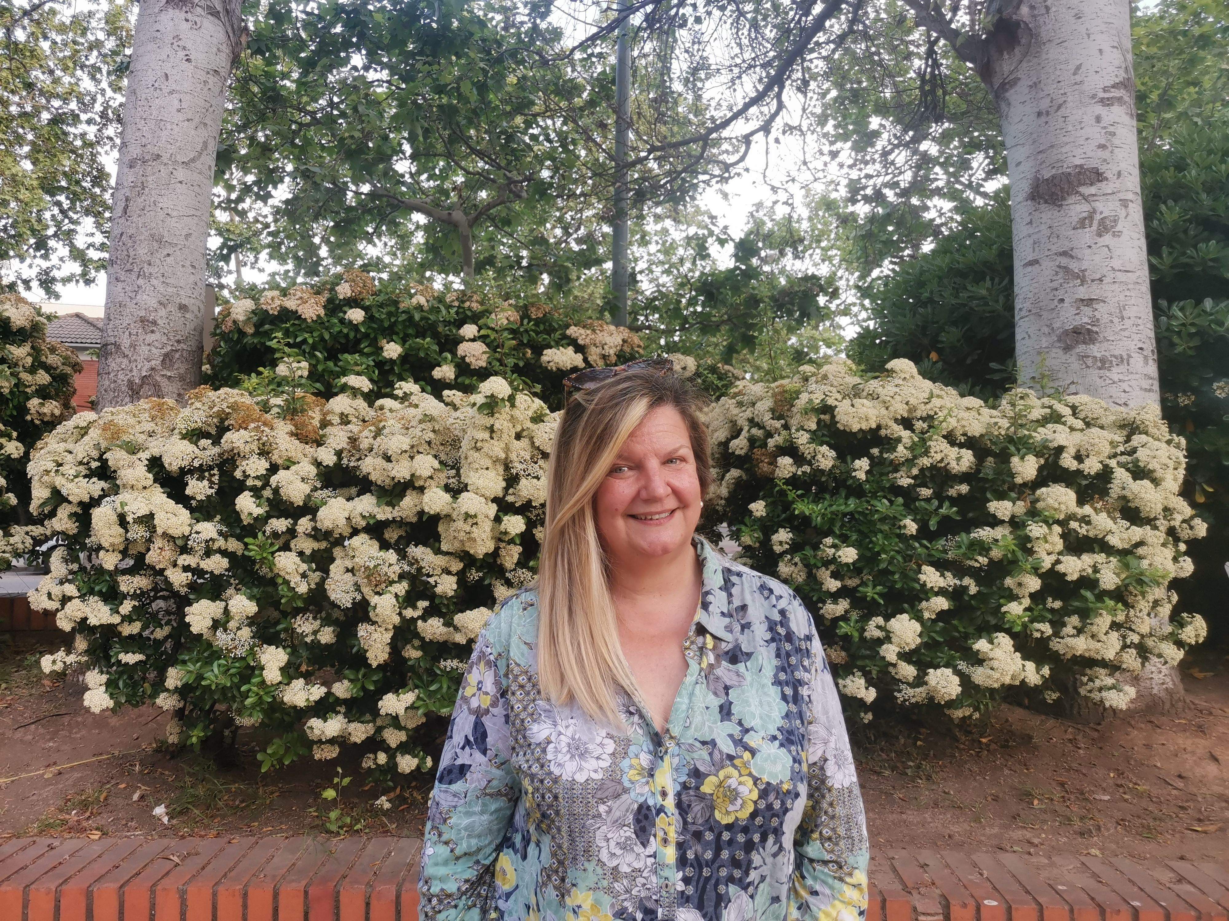 Carmen León és la cap de llista de Valents a Cerdanyola. FOTO: Guillem Barrera