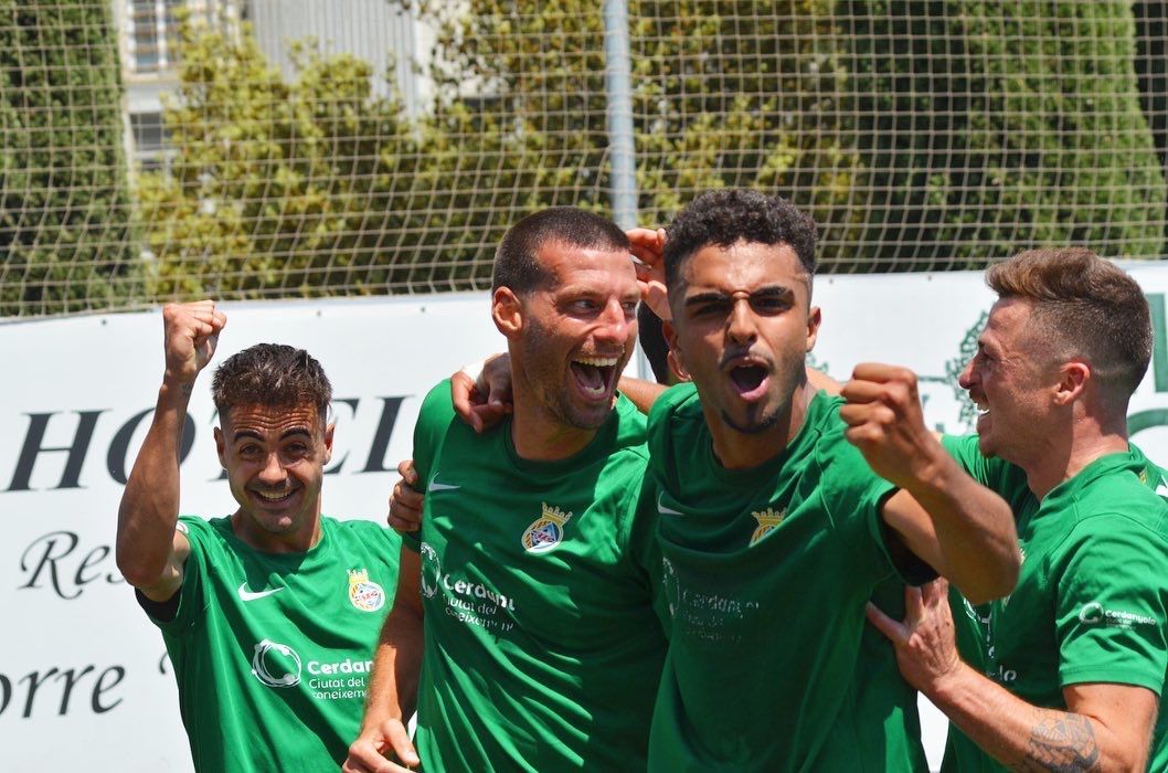 Perone ha fet el gol de la victòria. FOTO: Cerdanyola FC