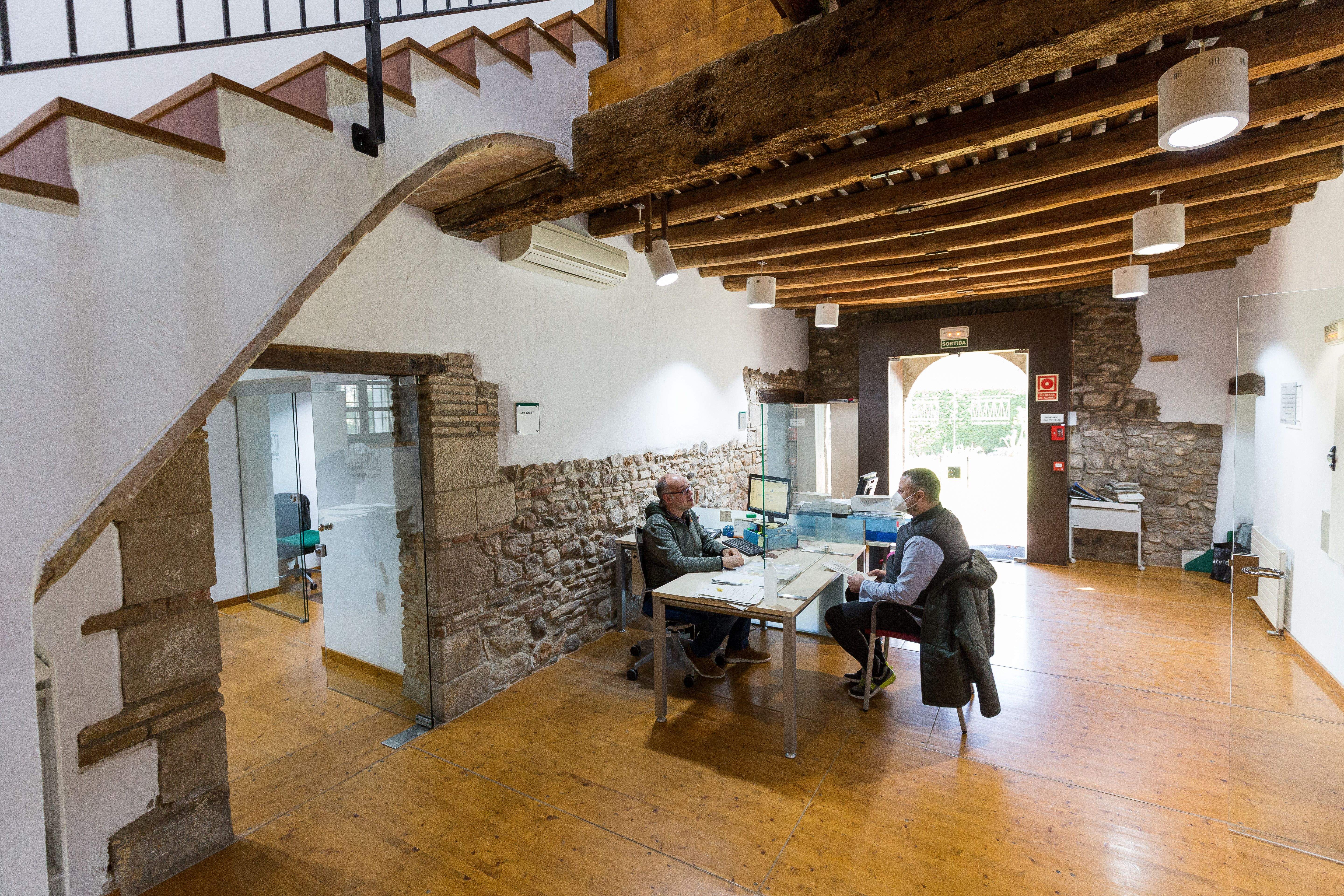 Interior de la seu del Servei de Promoció Econòmica de Cerdanyola. FOTO: Núria Puentes (Ajuntament)