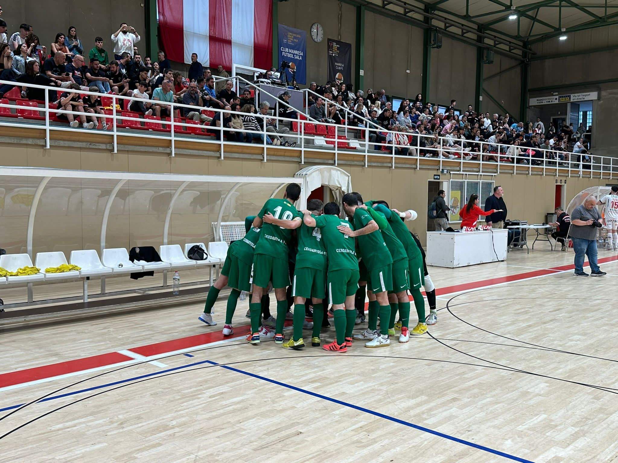 El Cerdanyola cau eliminat a la pista del Manresa. FOTO: Cerdanyola FC