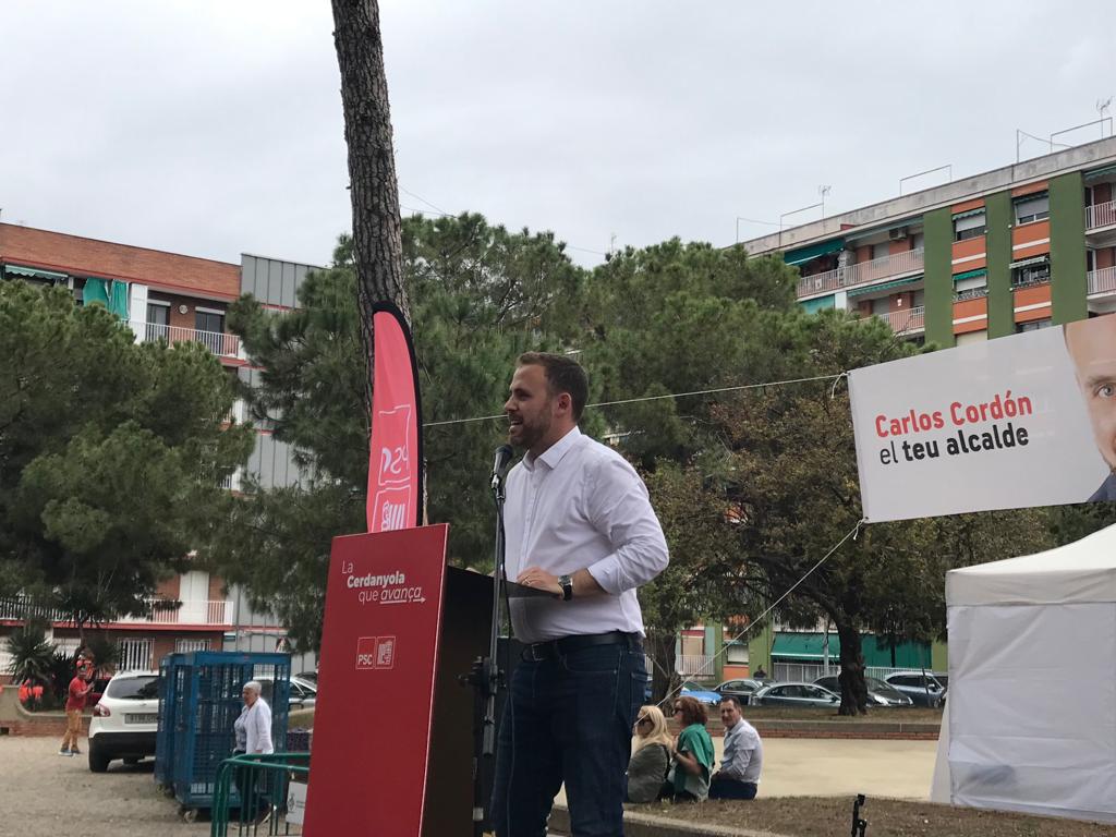 Carlos Cordón torna a encapçalar la llista del PSC a Cerdanyola. FOTO: Guillem Barrera