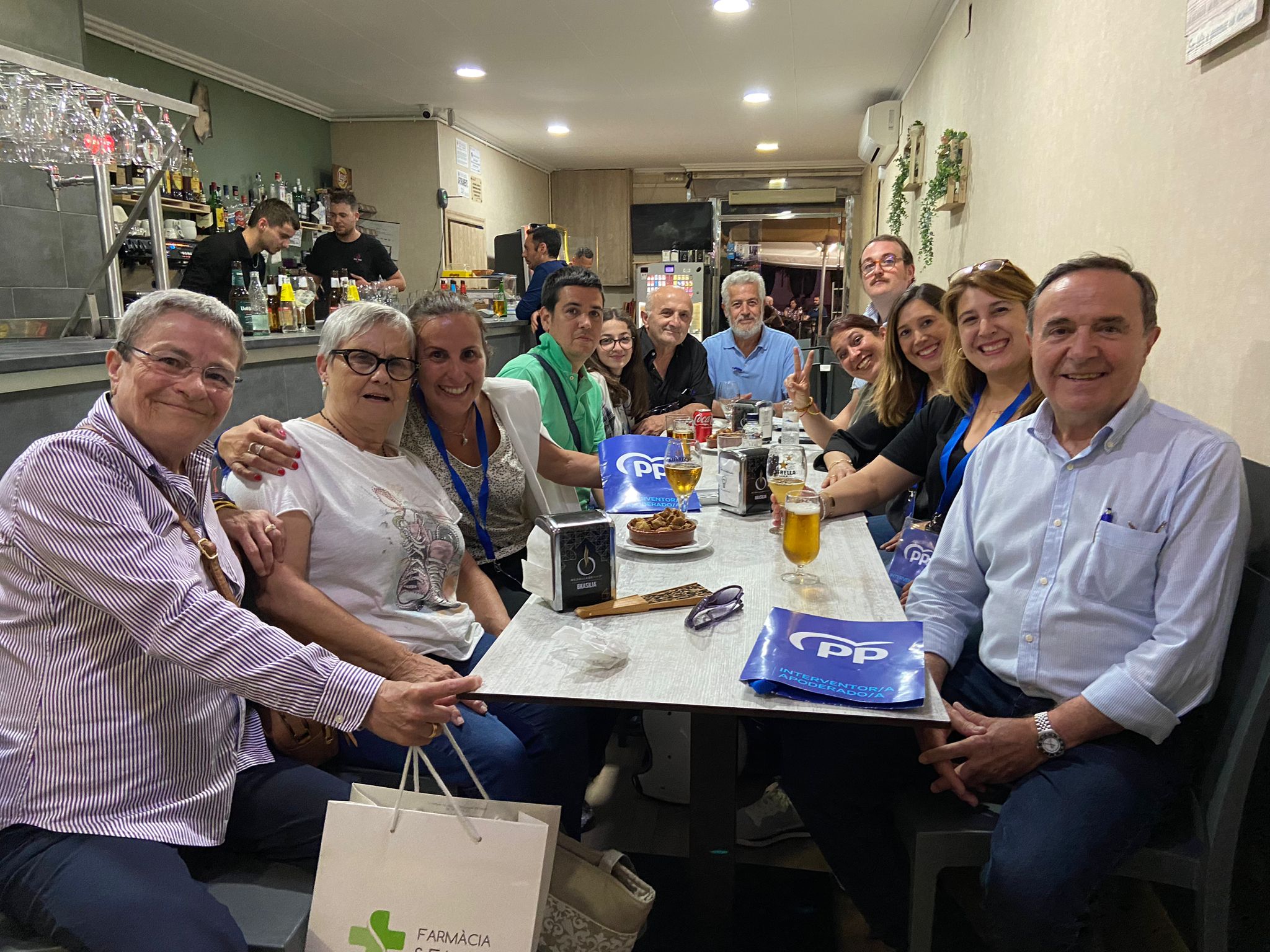 Membres del PP durant la nit electoral del 28 de maig. FOTO: Nora Muñoz Otero