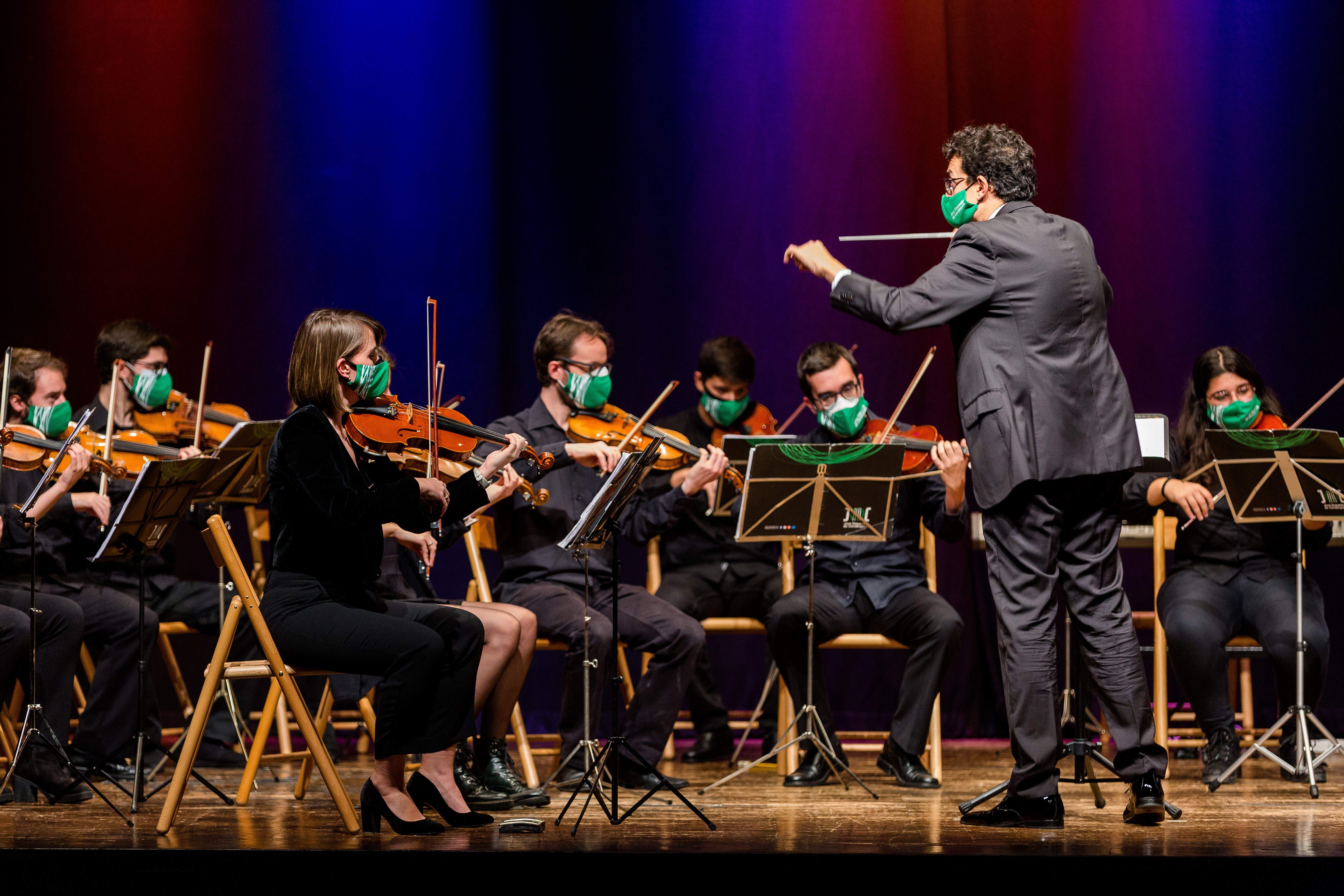 Actuació de la Jove Orquestra. FOTO: Núria Puentes (Ajuntament)