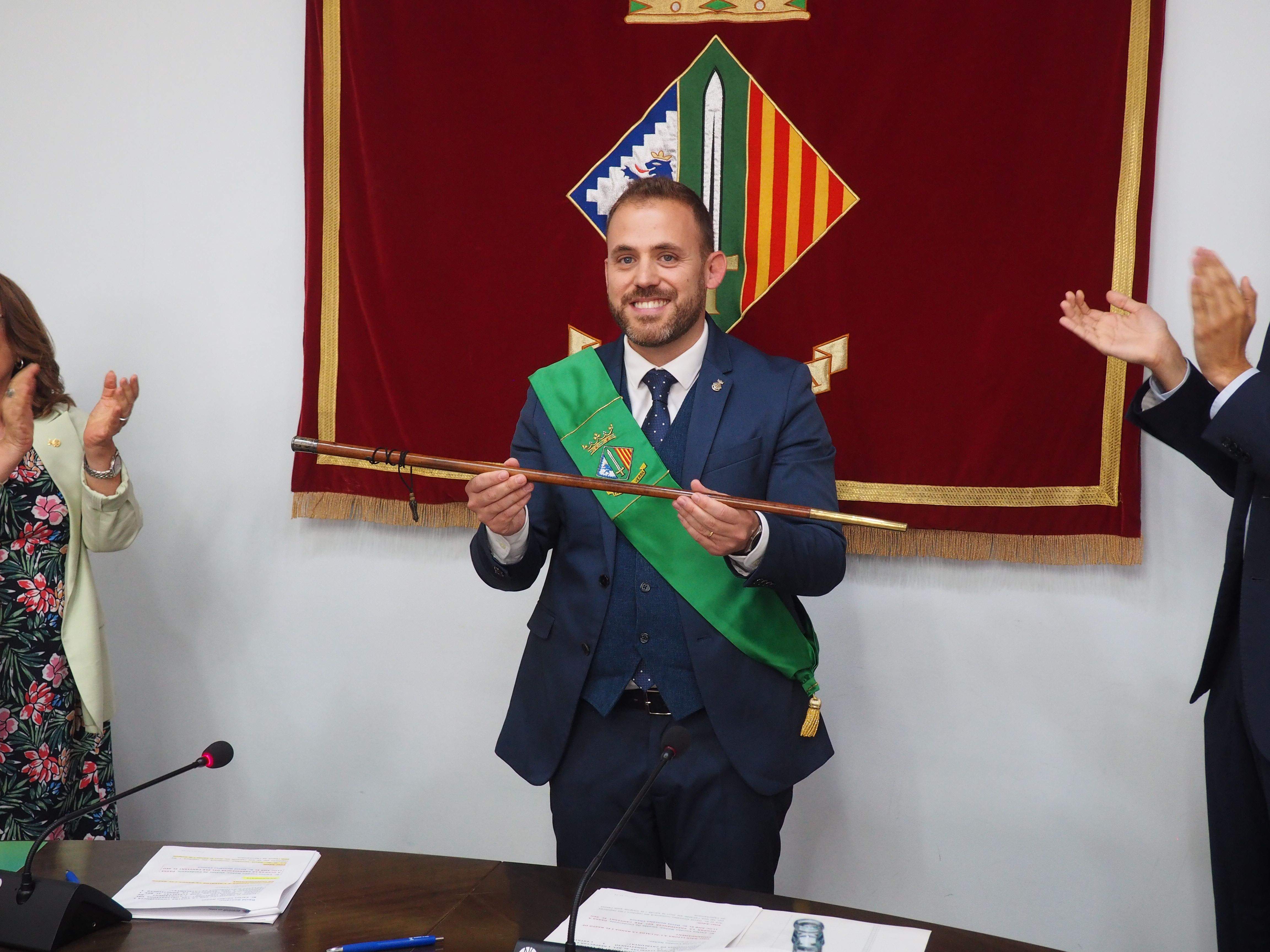Carlos Cordón en la seva segona investidura com a alcalde de Cerdanyola. FOTO: Mónica GM