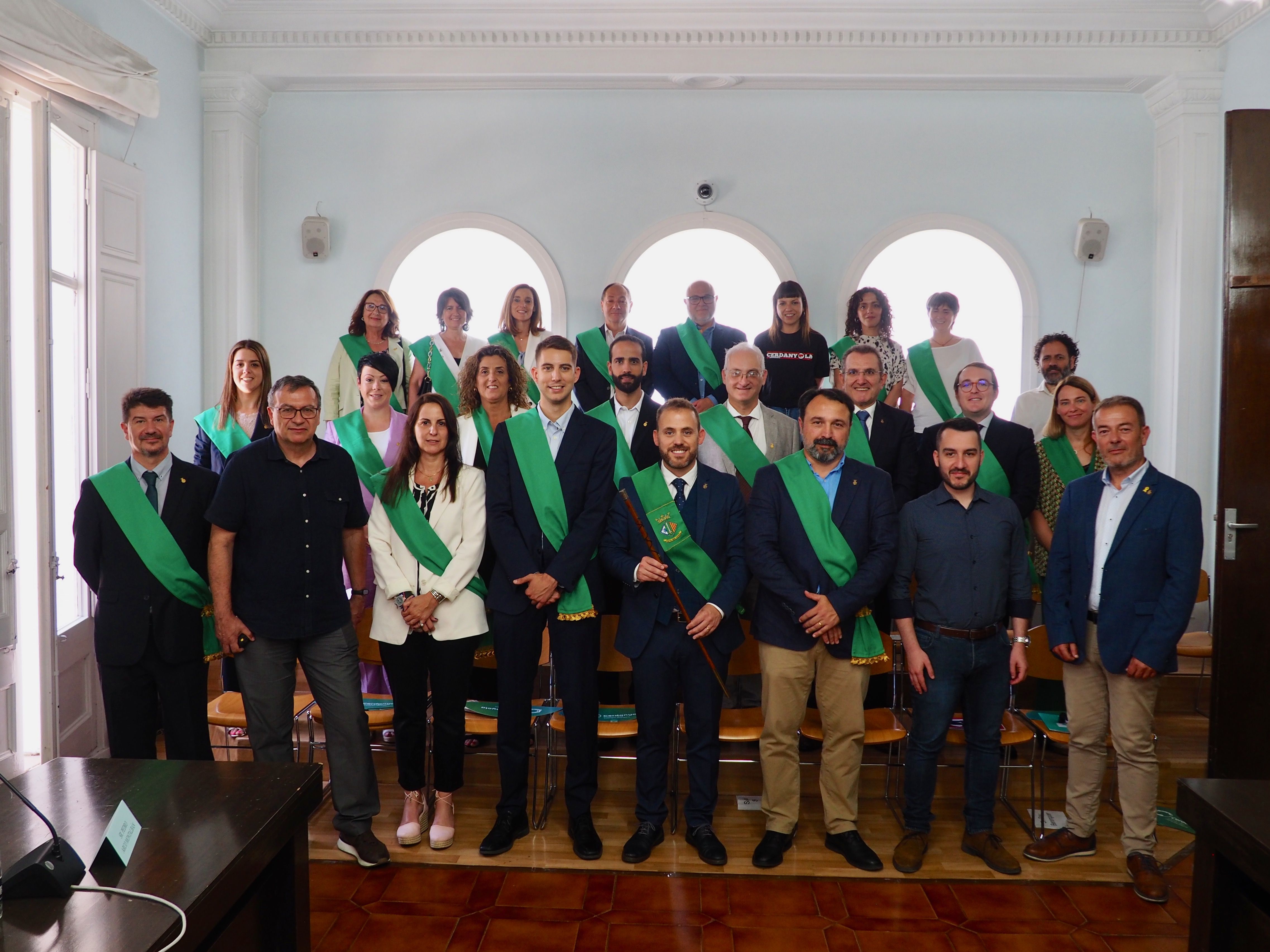 Els 25 regidors de l'Ajuntament per al mandat 2023-2027. FOTO: Mónica GM Els 25 regidors de l'Ajuntament per al mandat 2023-2027. FOTO: Mónica GM