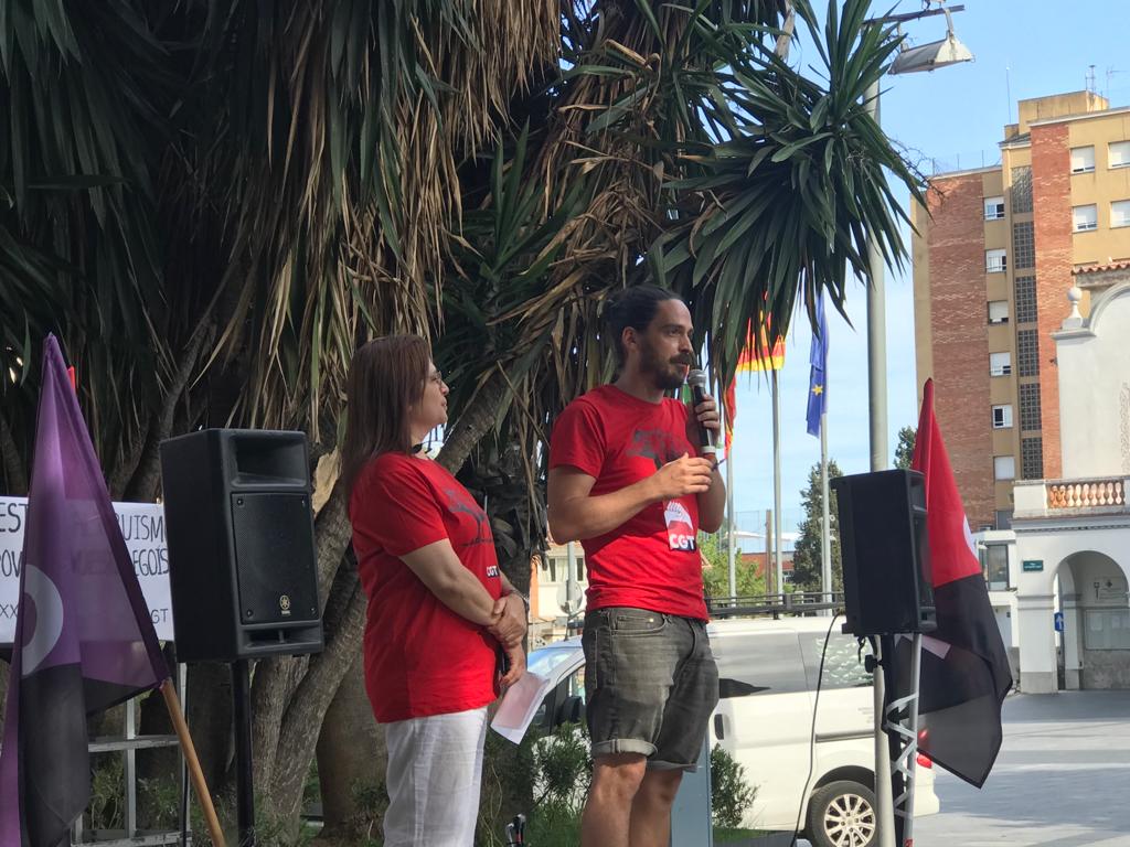 Agustín Yáñez és el portaveu dels treballadors i membre de la CGT. FOTO: Guillem Barrera