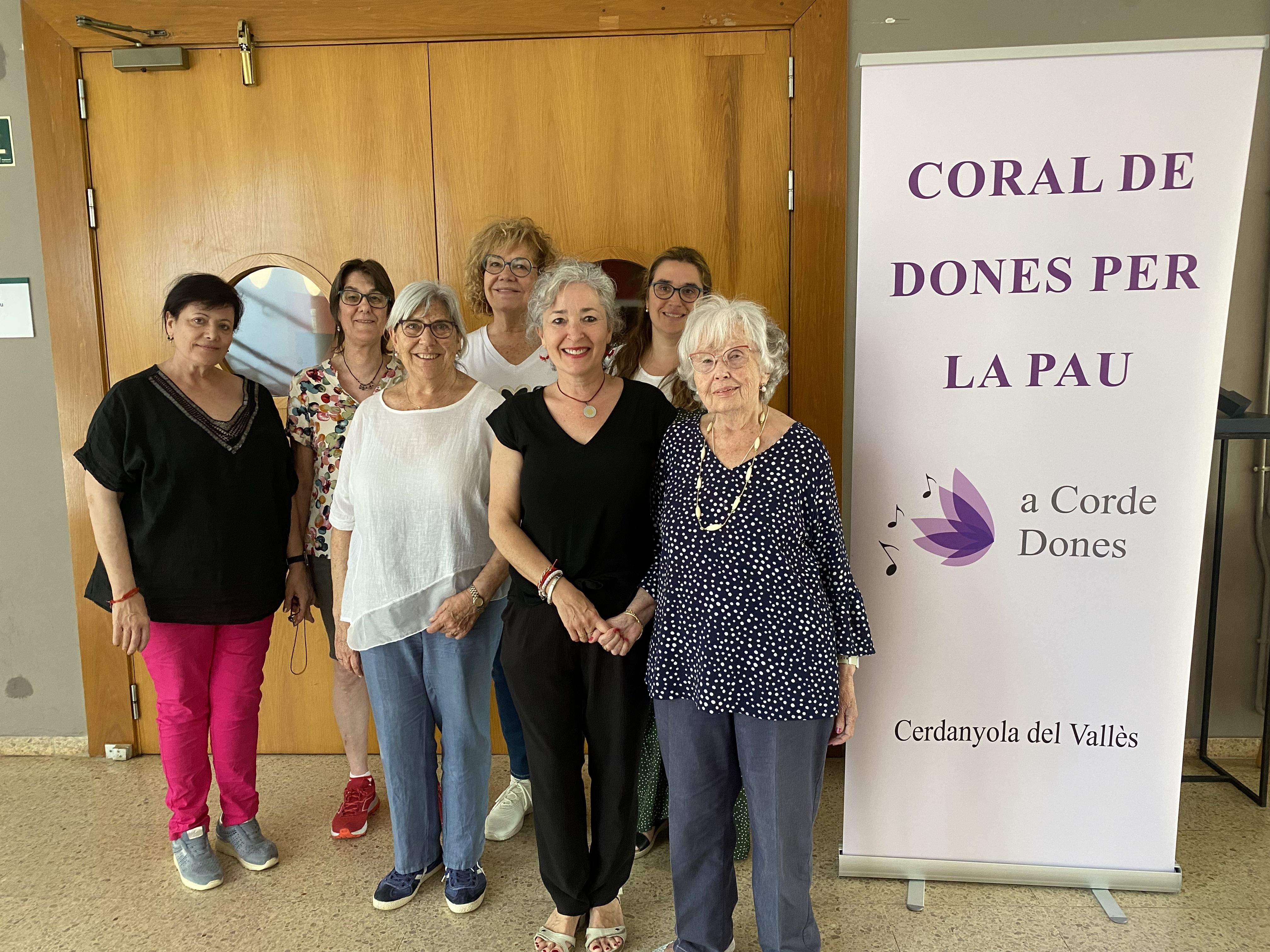 Cantaires de la coral Dones per la pau. FOTO: Mónica GM