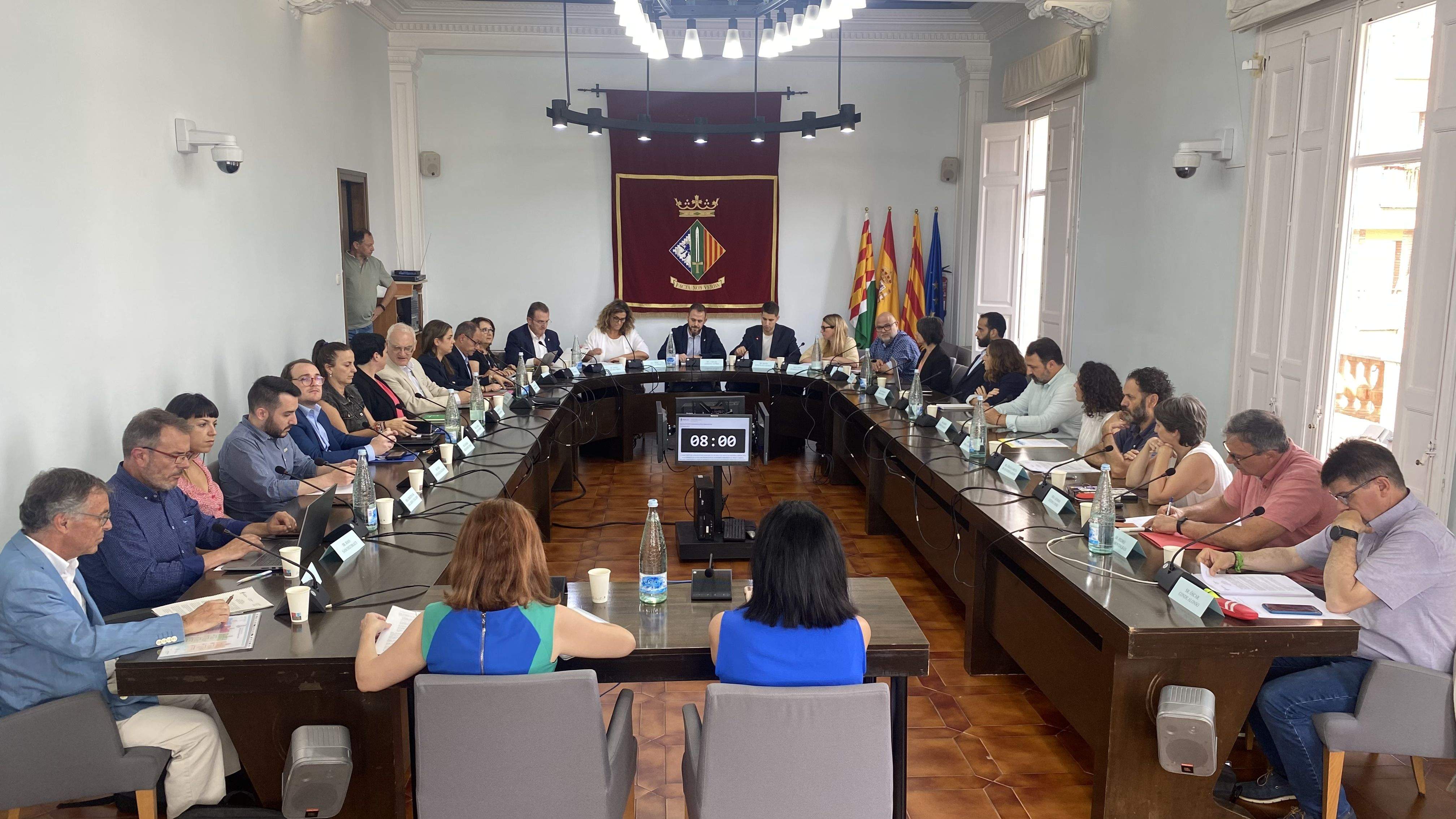Sala de plens en el Ple Extraordinari del 22 de juny de 2023. FOTO: Mónica GM