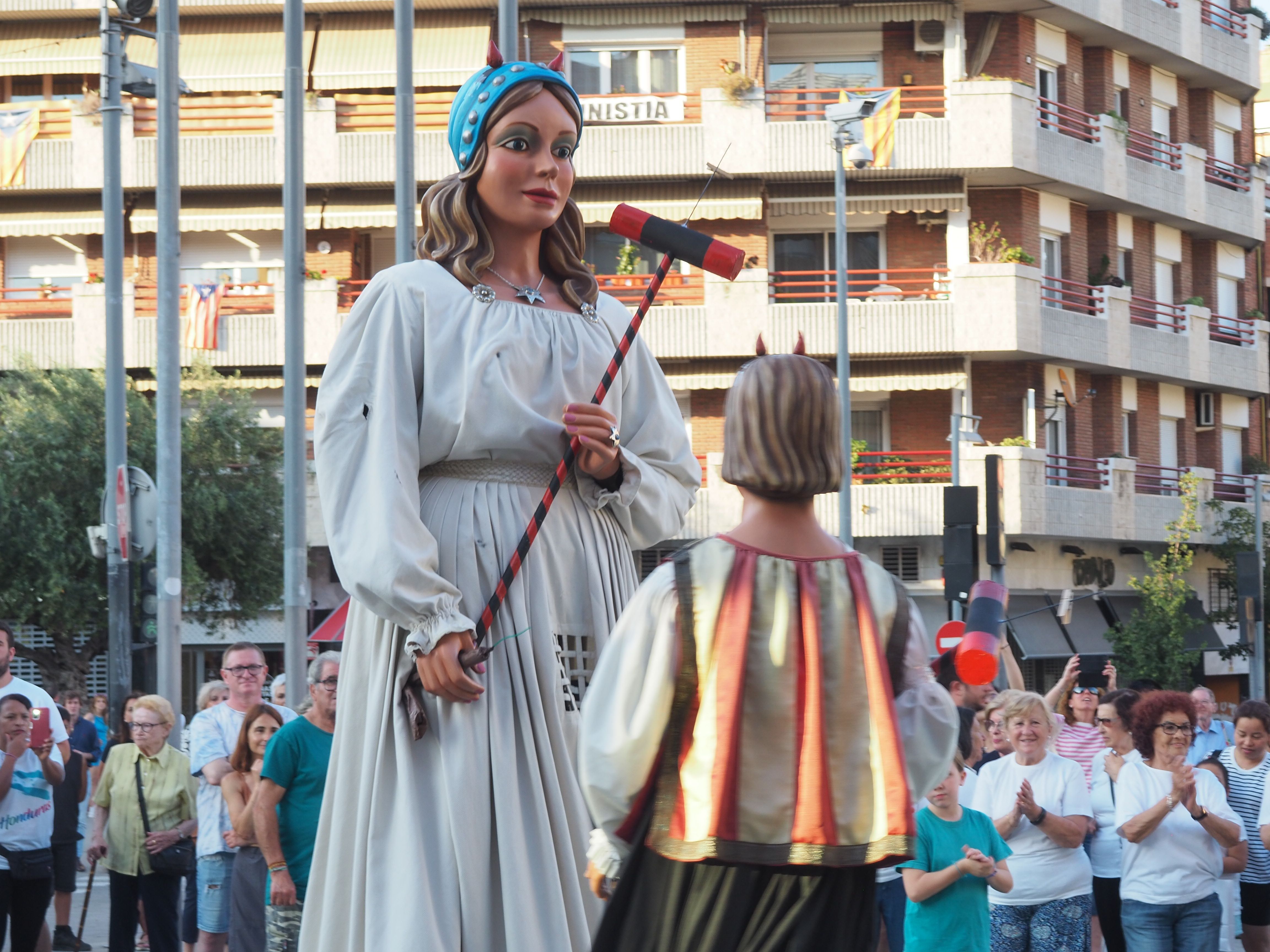 Gegants de Cerdanyola en la revetlla de Sant Joan. FOTO: Mónica GM