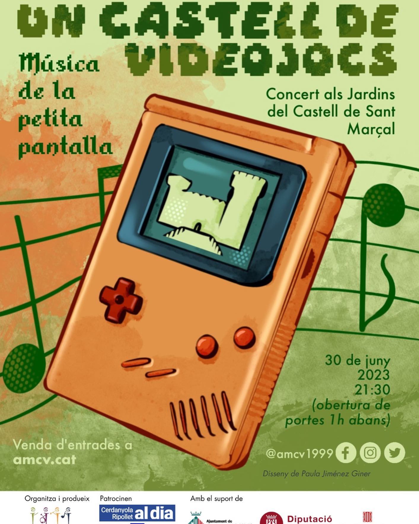 Cartell del Concert al Castell. Cartell del Concert al Castell.