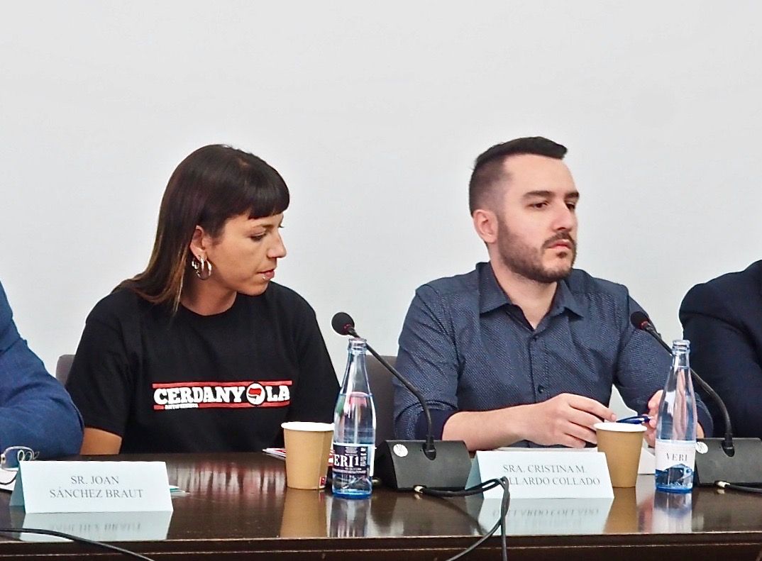 Cristina Gallardo i Ivan González, regidors de Guanyem. FOTO: TOT