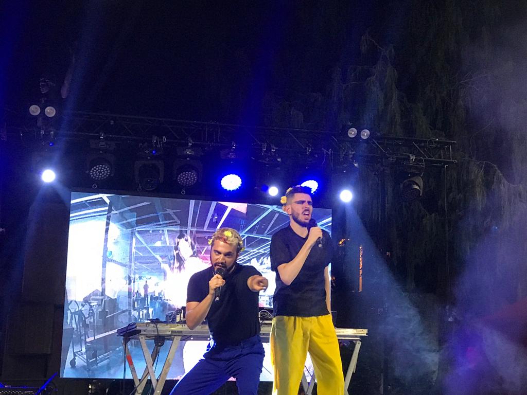 Turista Sueca en el Concert per les Diversitats Sexuals i de Gènere. FOTO: Guillem Barrera