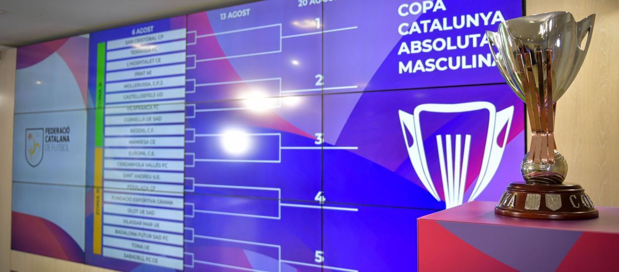 Encreuaments de la Copa Catalunya Absoluta. FOTO: FCF