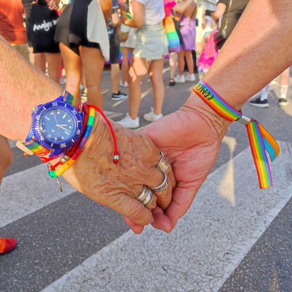 La fotografia guanyadora del II Concurs Fotogràfic d'Instagram Alliberament LGTBIQ+. FOTO: Griselda Sesé