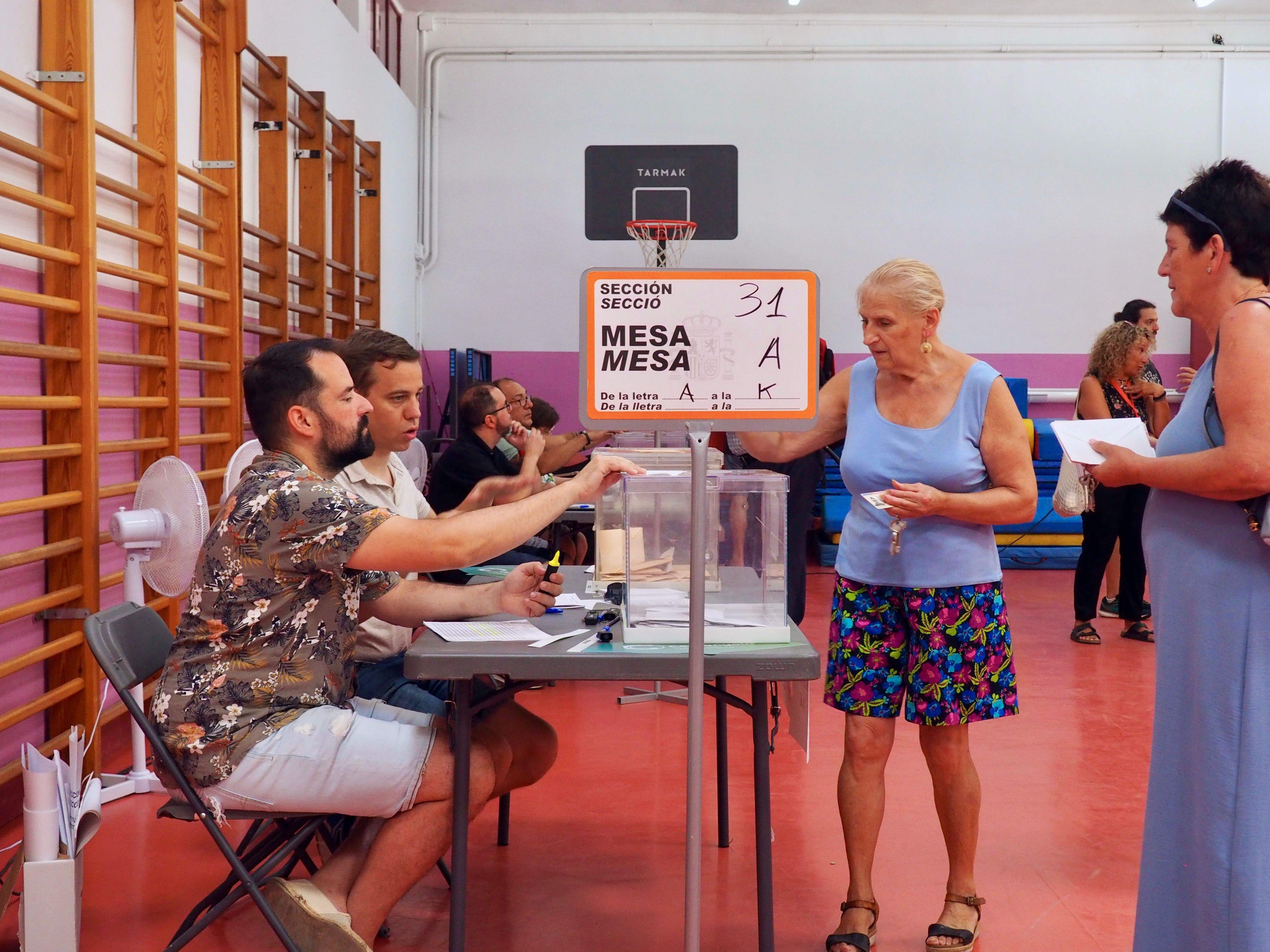 Eleccions generals del 23 de juliol de 2023 a Cerdanyola. FOTO: Mónica GM