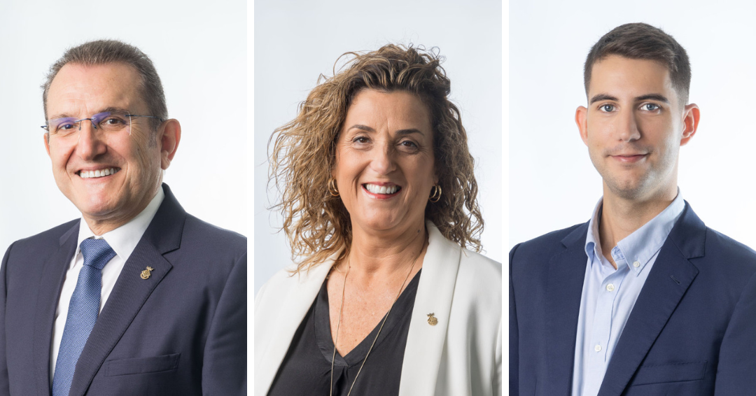 Javier Sánchez, Pepi Rivera i David González seran els alcaldes accidentals d'aquest 2023. FOTOS: AJuntament