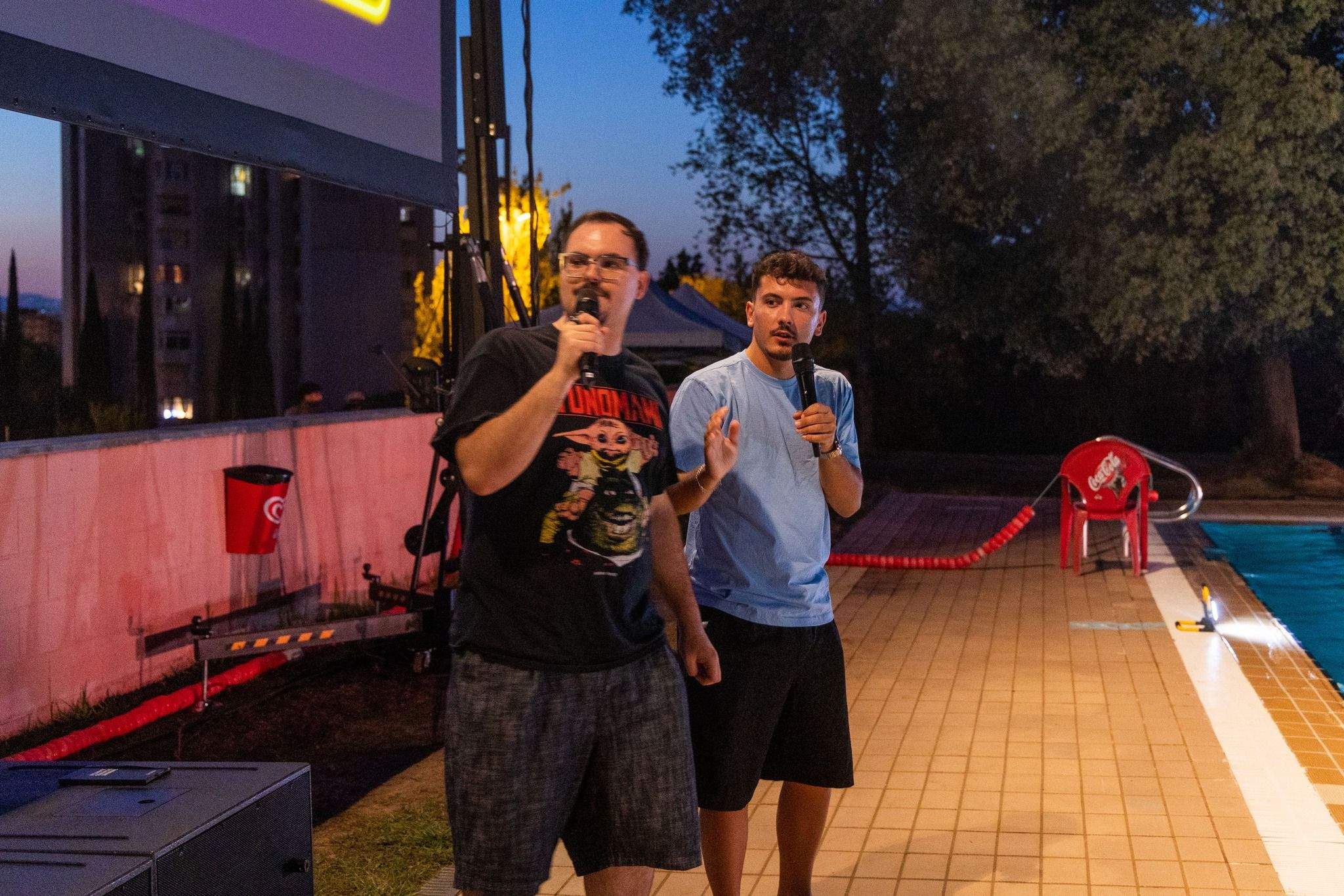 Els cerdanyolencs Chesco Murillo i Joel Garcia en una actuació de Estamos al toque. FOTO: Núria Puentes (Ajuntament)