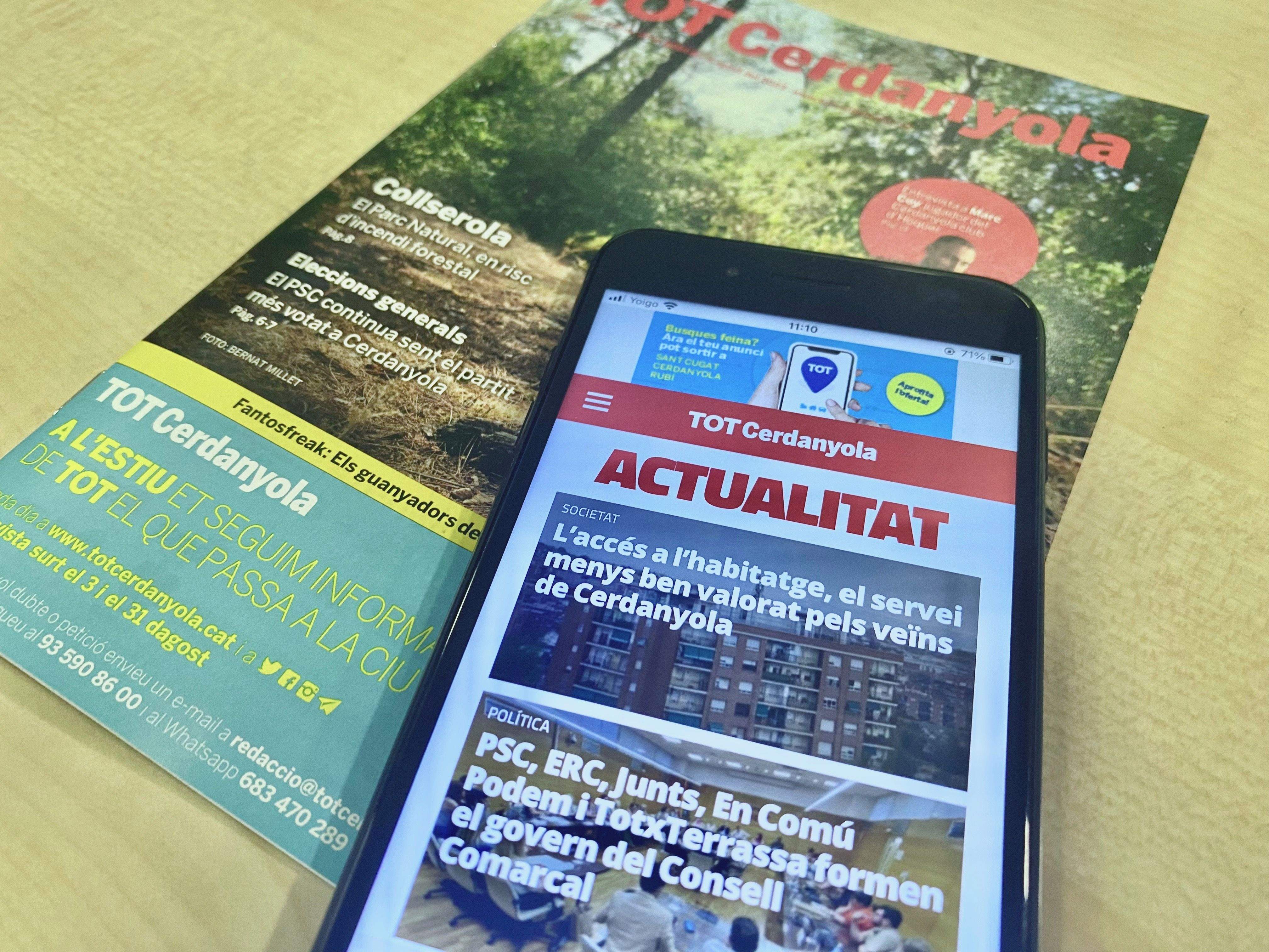 El TOT continuarà informant de l'actualitat de Cerdanyola aquest estiu. 