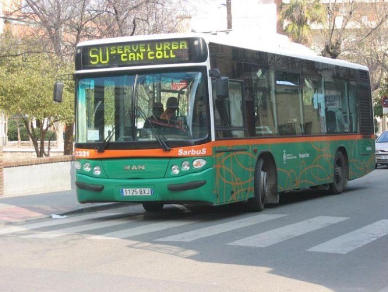 Bus urbà de Cerdanyola. FOTO: Arxiu