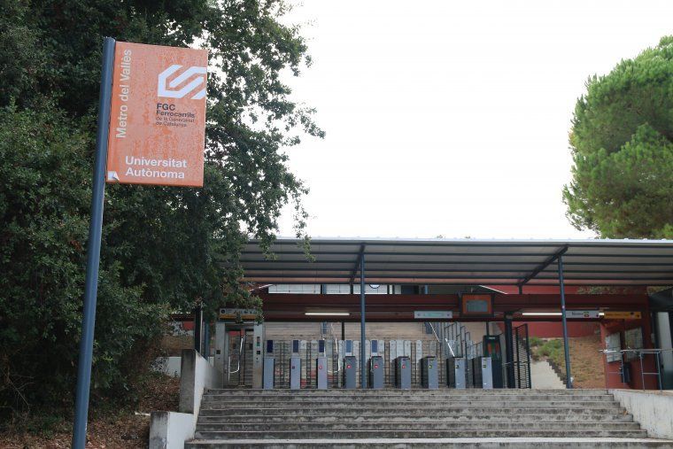 Estació de FGC de la UAB. FOTO: Arxiu