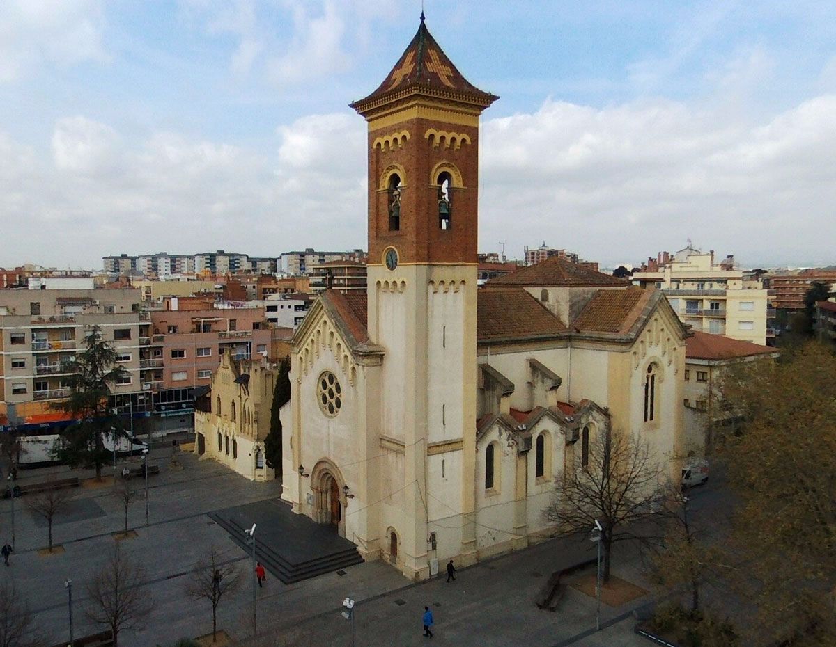 Església de Sant Martí de Cerdanyola. FOTO: Museu de Ca n'Oliver