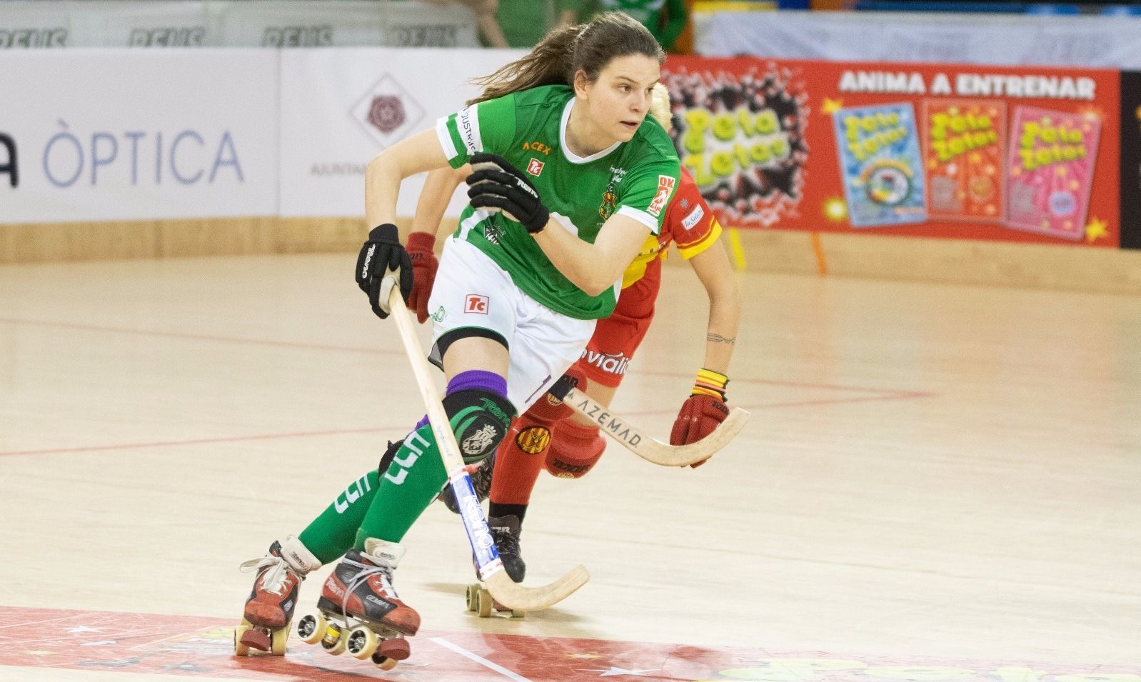 Gemma Solé en un partit del Cerdanyola Club d'Hoquei. FOTO: Isaac Navarra Gemma Solé en un partit del Cerdanyola Club d'Hoquei. FOTO: Isaac Navarra