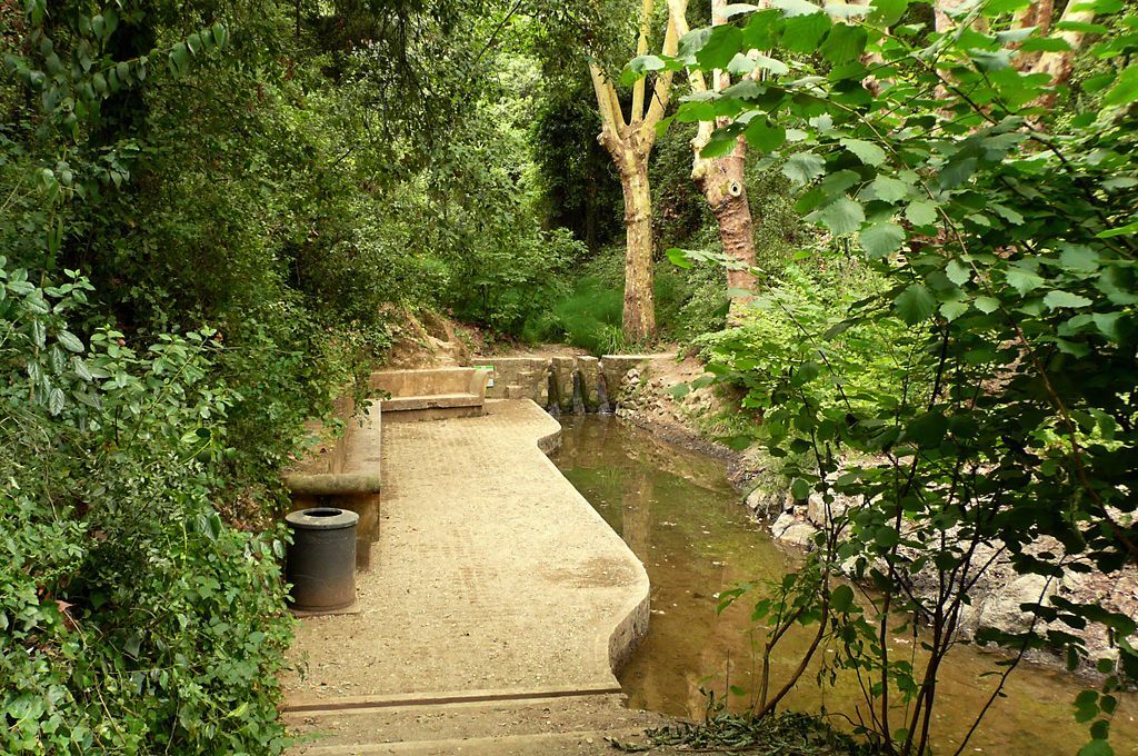 La font de Sant Pau a Collserola. FOTO; Arxiu del Parc