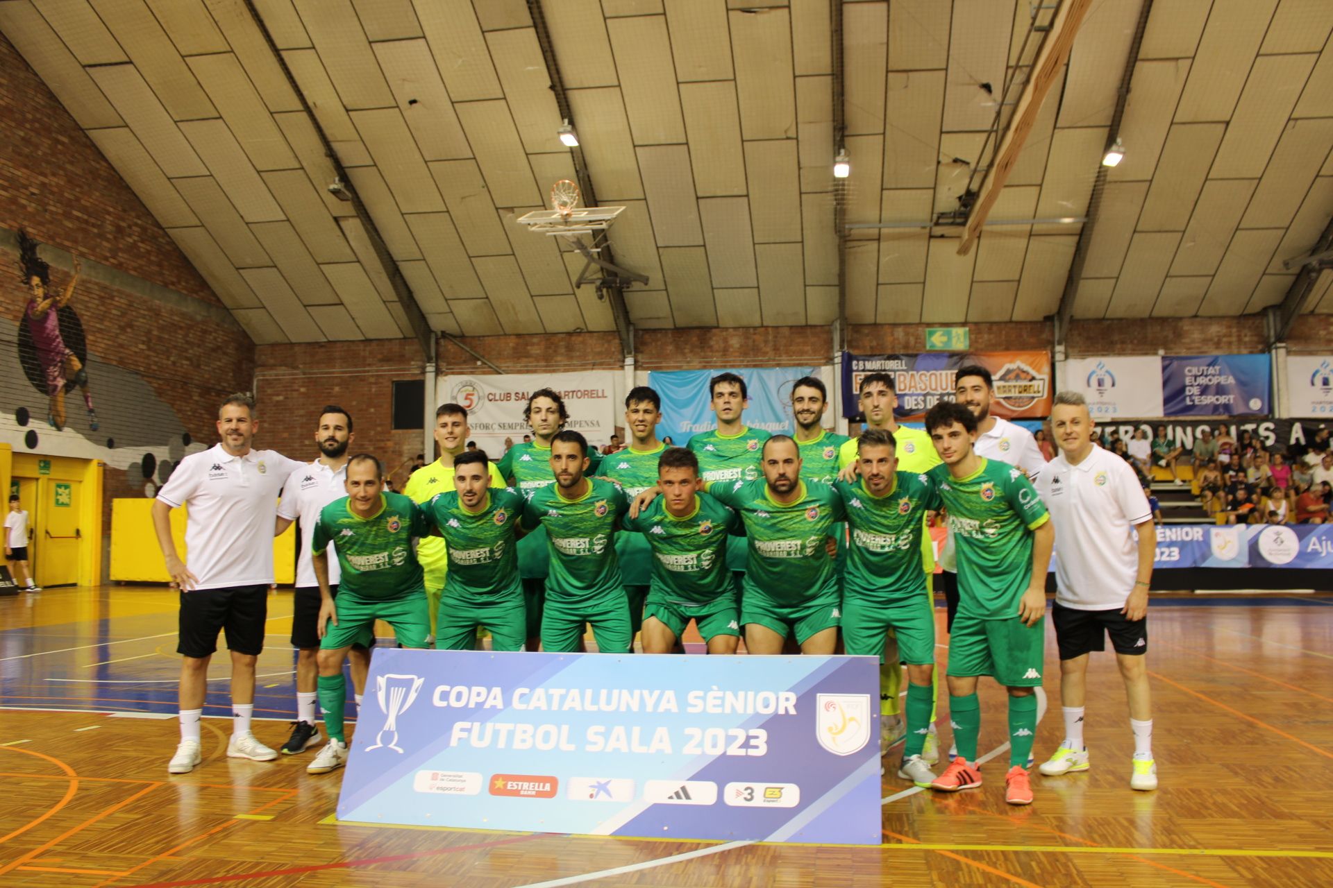 Final a 4 Copa Catalunya futbol sala 2023. FOTO Guillem Barrera