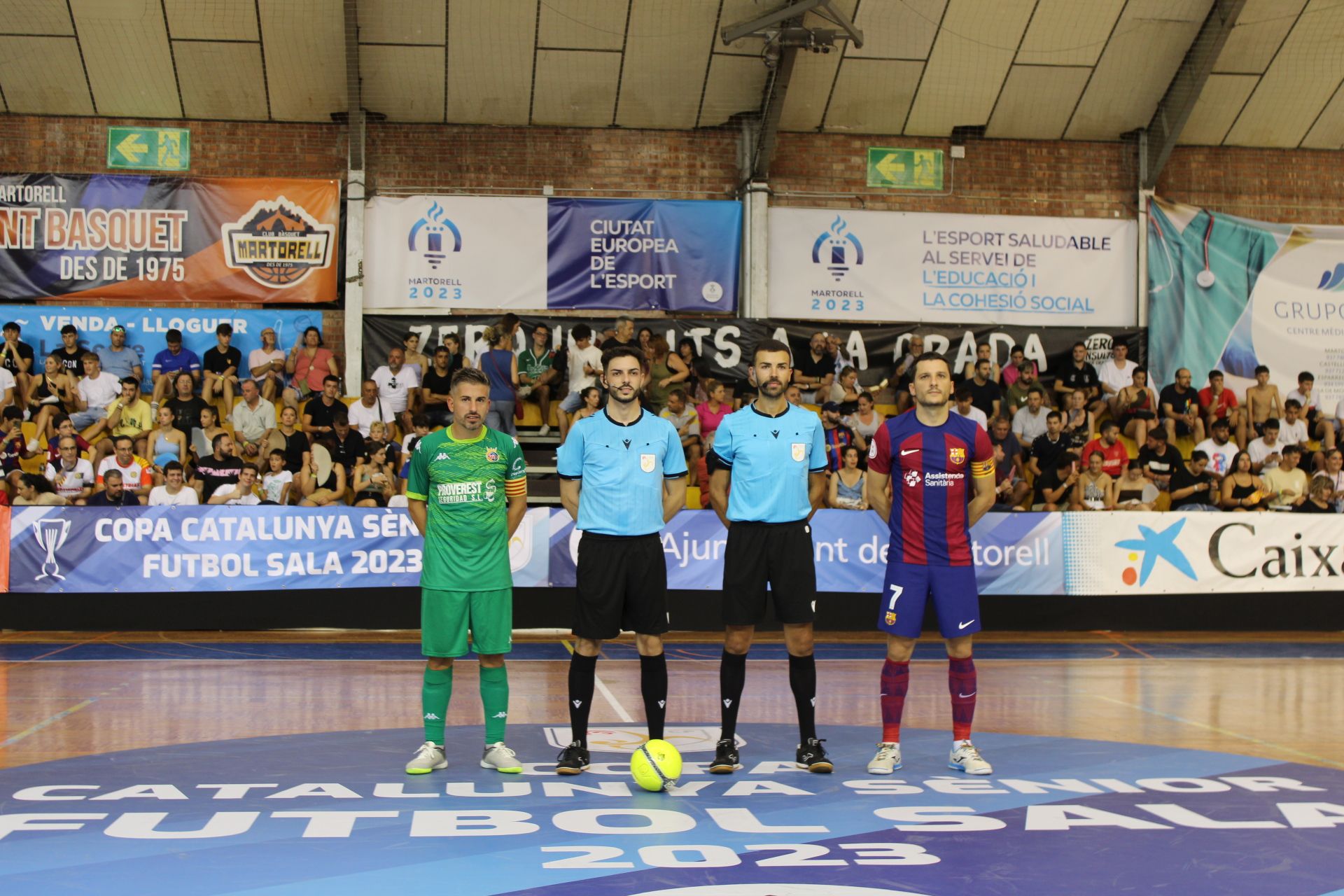 Final a 4 Copa Catalunya futbol sala 2023. FOTO Guillem Barrera