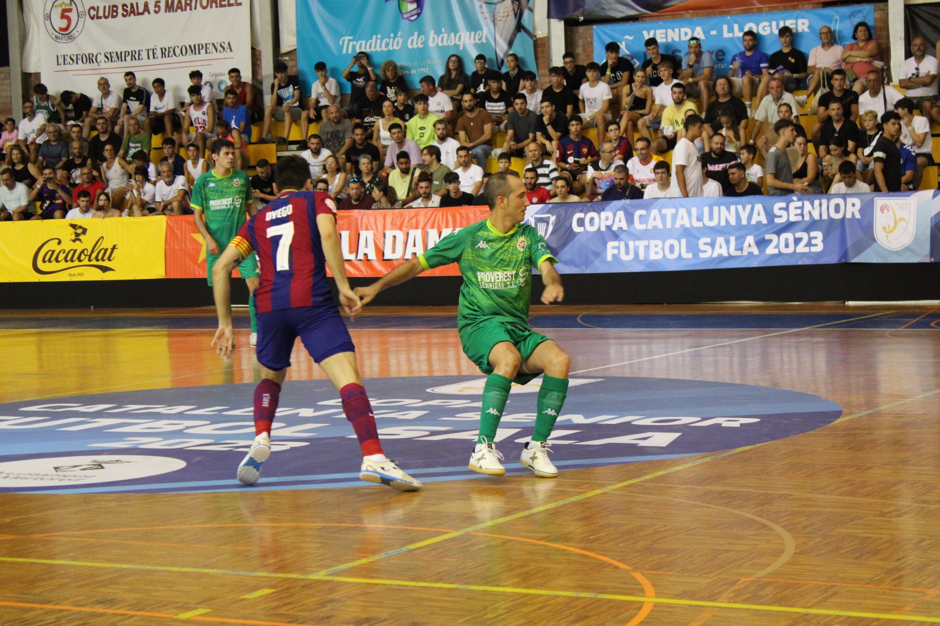 Final a 4 Copa Catalunya futbol sala 2023. FOTO Guillem Barrera