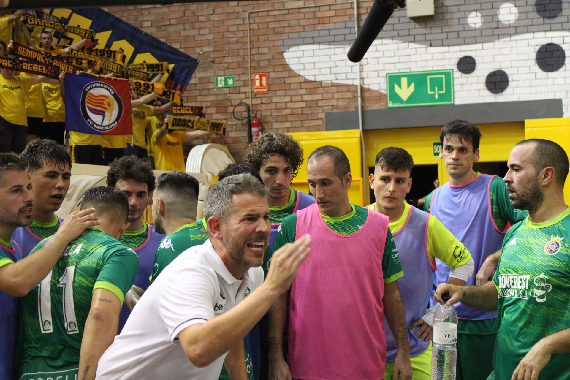 Santi Lara en un partit de la Copa Catalunya de futbol sala. FOTO Guillem Barrera