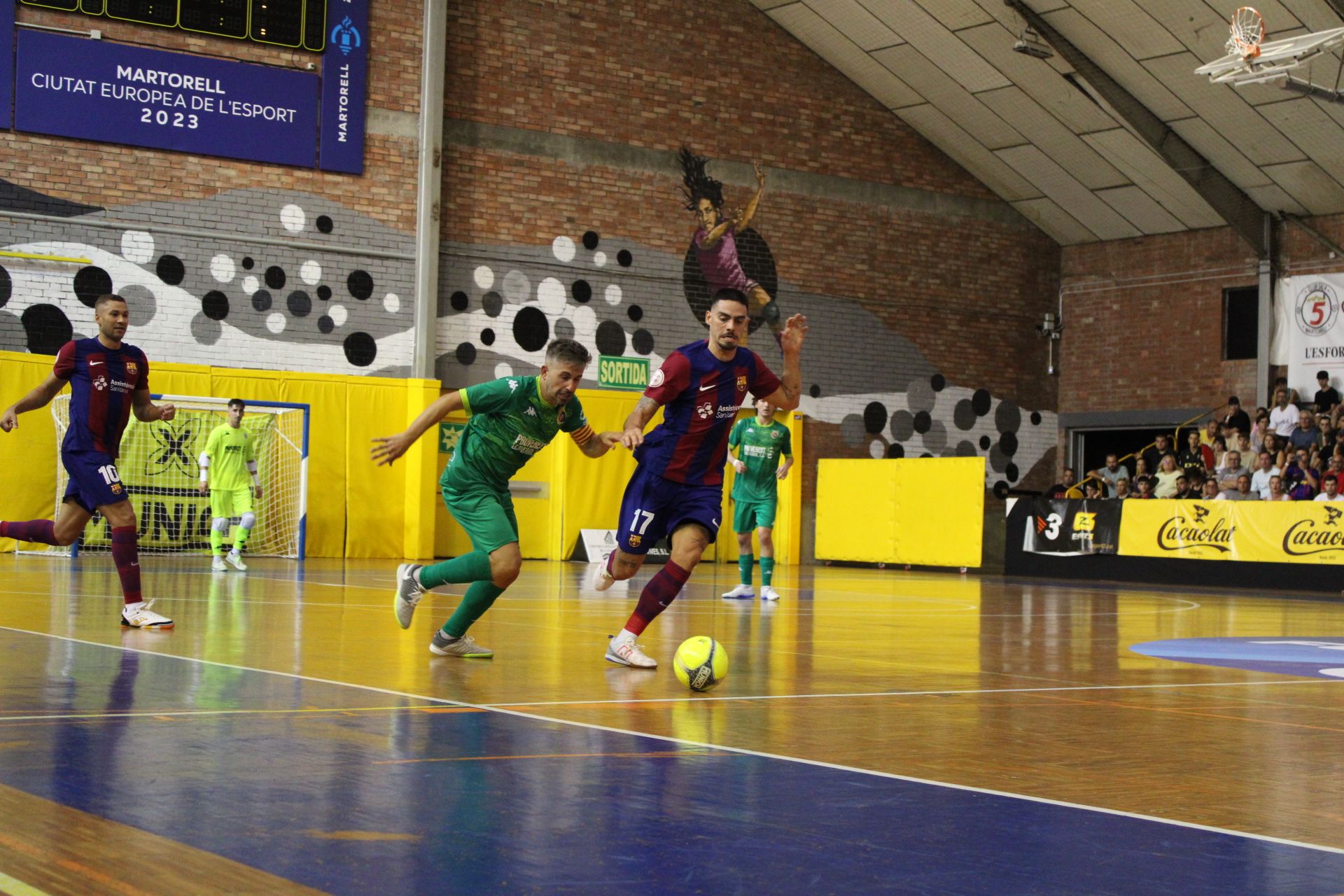 Final a 4 Copa Catalunya futbol sala 2023. FOTO Guillem Barrera