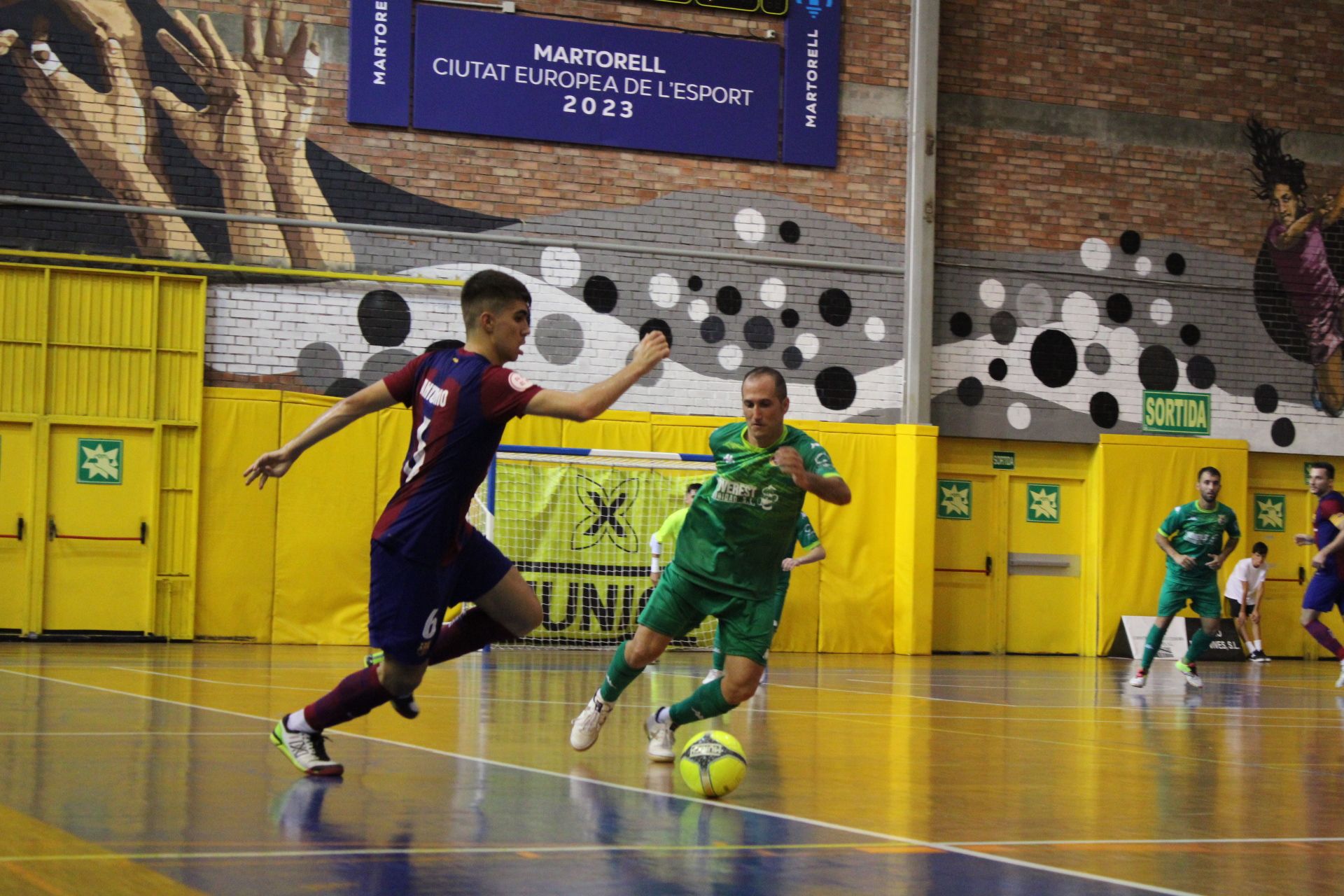 Final a 4 Copa Catalunya futbol sala 2023. FOTO Guillem Barrera