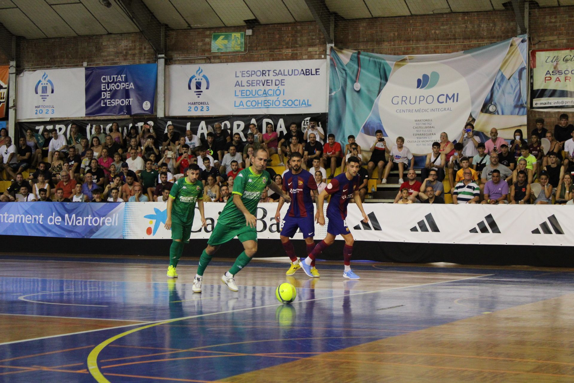 Final a 4 Copa Catalunya futbol sala 2023. FOTO Guillem Barrera