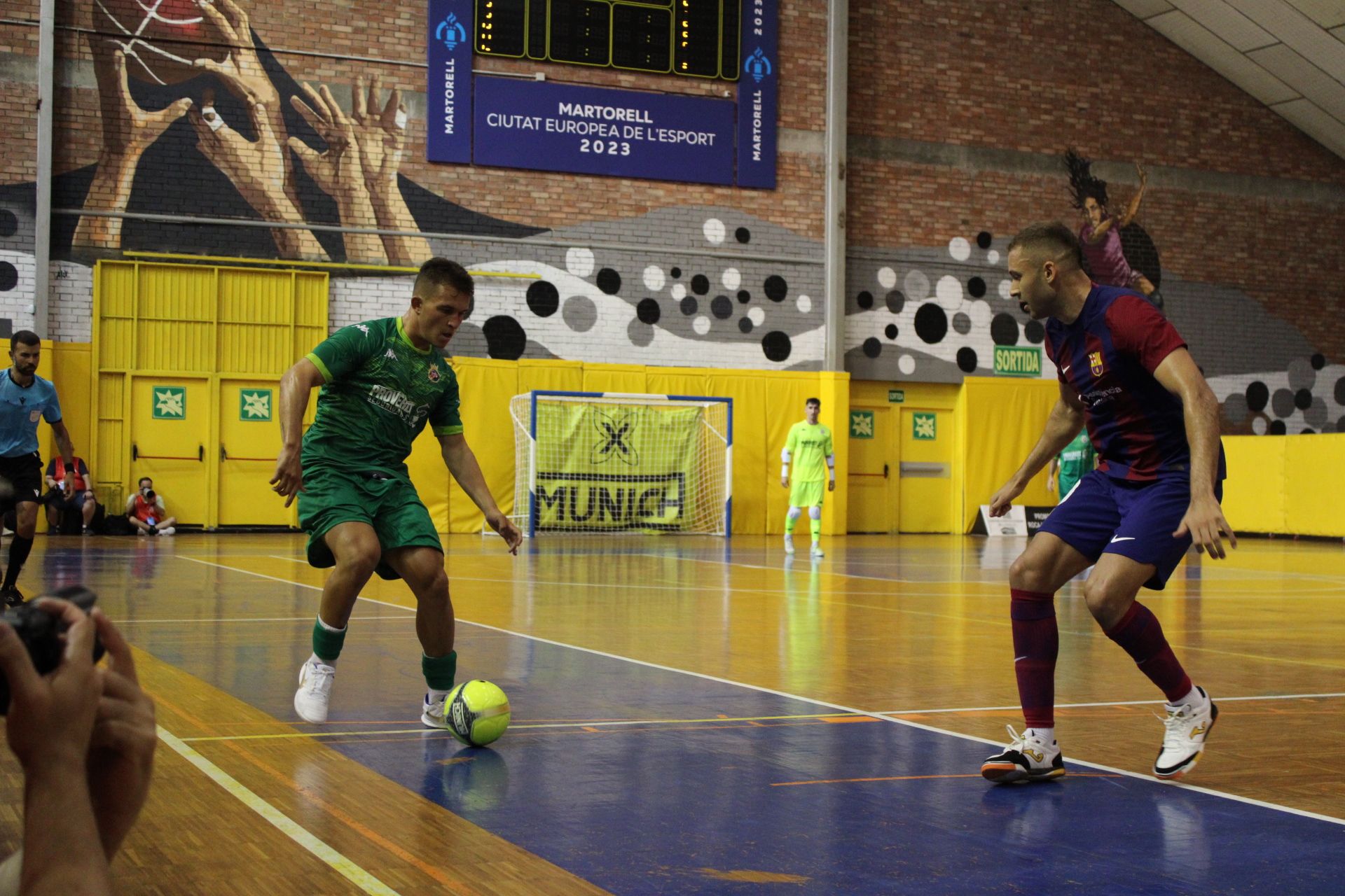 Final a 4 Copa Catalunya futbol sala 2023. FOTO Guillem Barrera