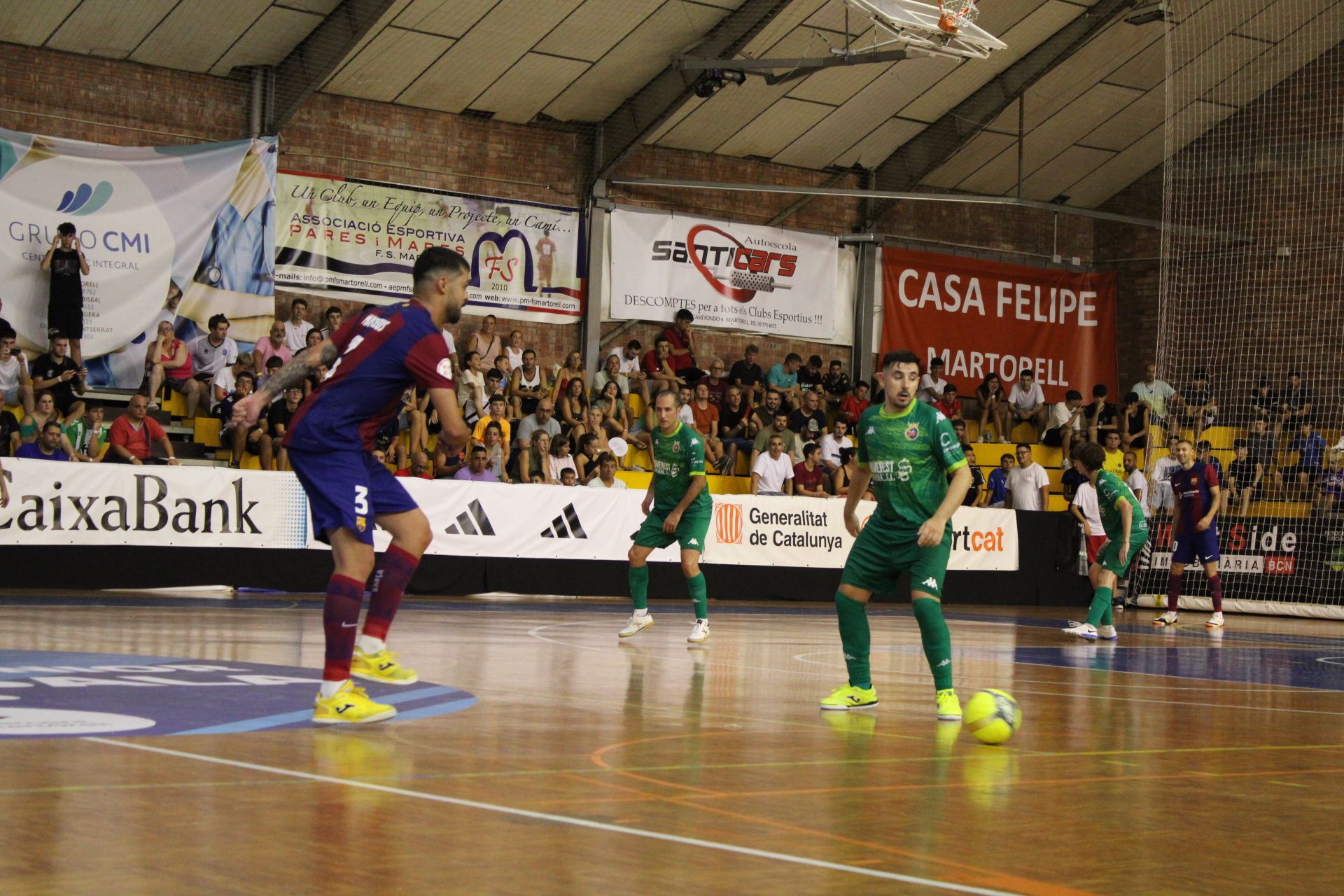 Final a 4 Copa Catalunya futbol sala 2023. FOTO Guillem Barrera