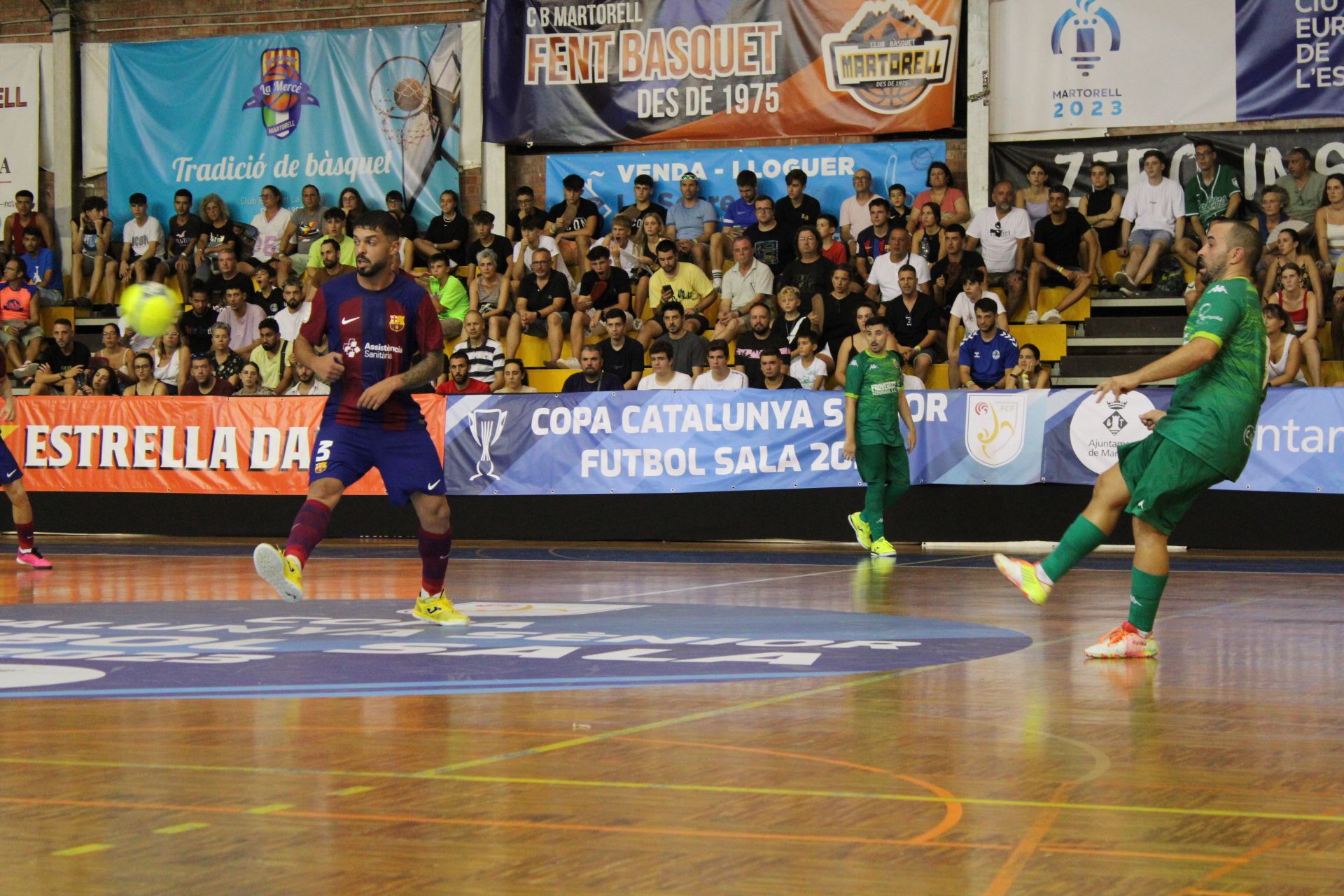 Final a 4 Copa Catalunya futbol sala 2023. FOTO Guillem Barrera