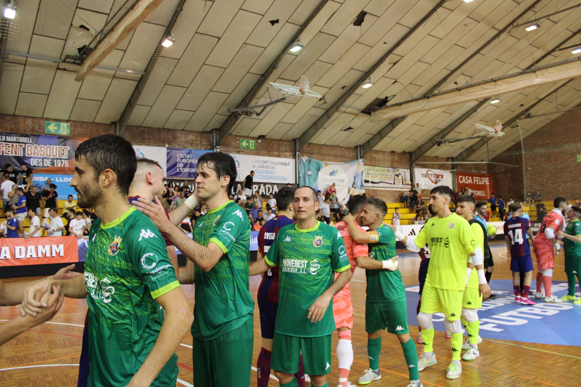 Final a 4 Copa Catalunya futbol sala 2023. FOTO Guillem Barrera