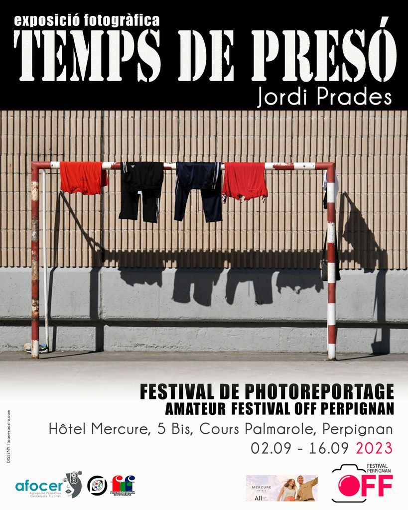Cartell de l'exposició 'Temps de Presó' de Jordi Prades Cartell de l'exposició 'Temps de Presó' de Jordi Prades