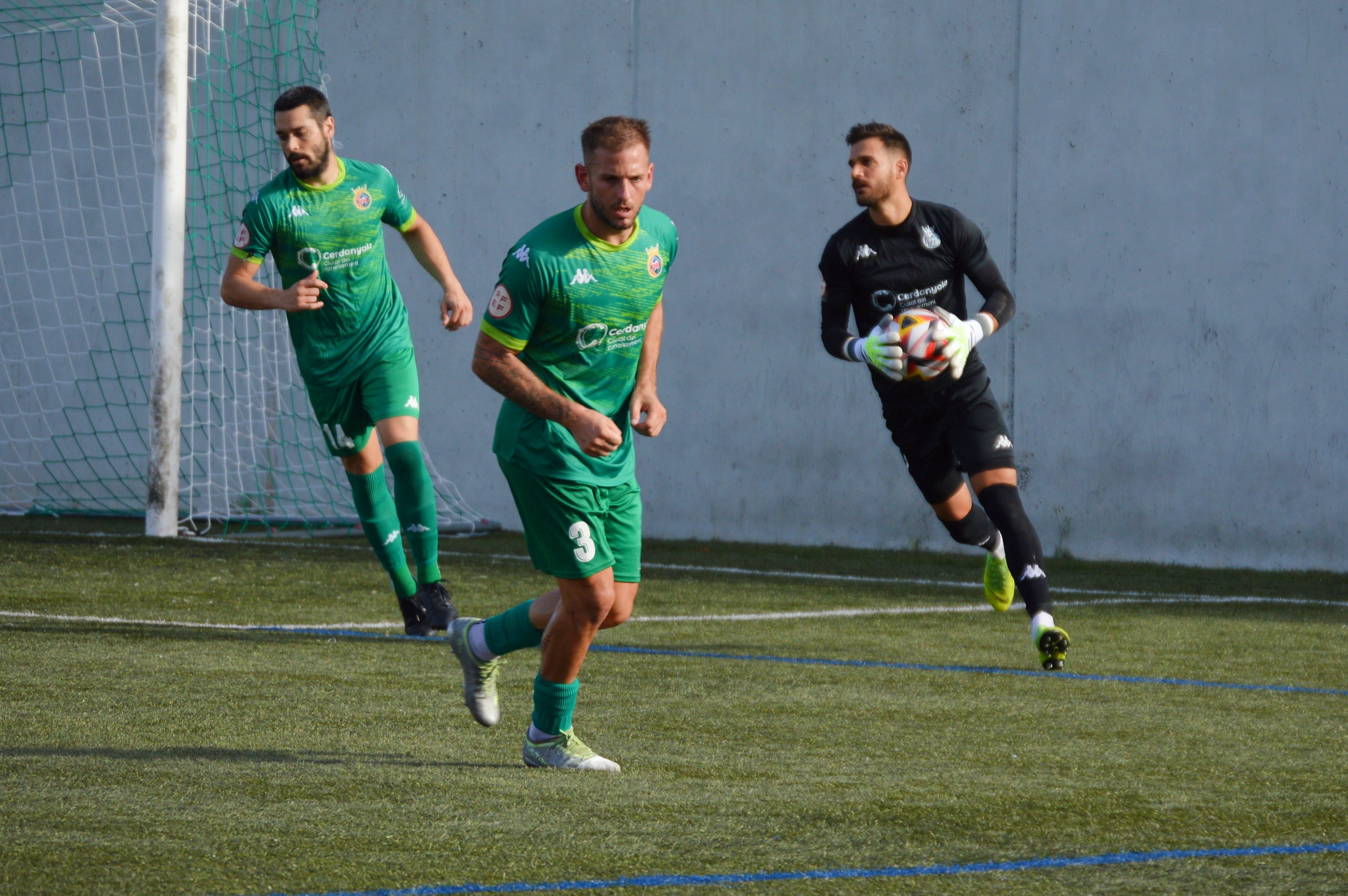 El Cerdanyola FC en la primera jornada de 2a RFEF. FOTO: Nora MO