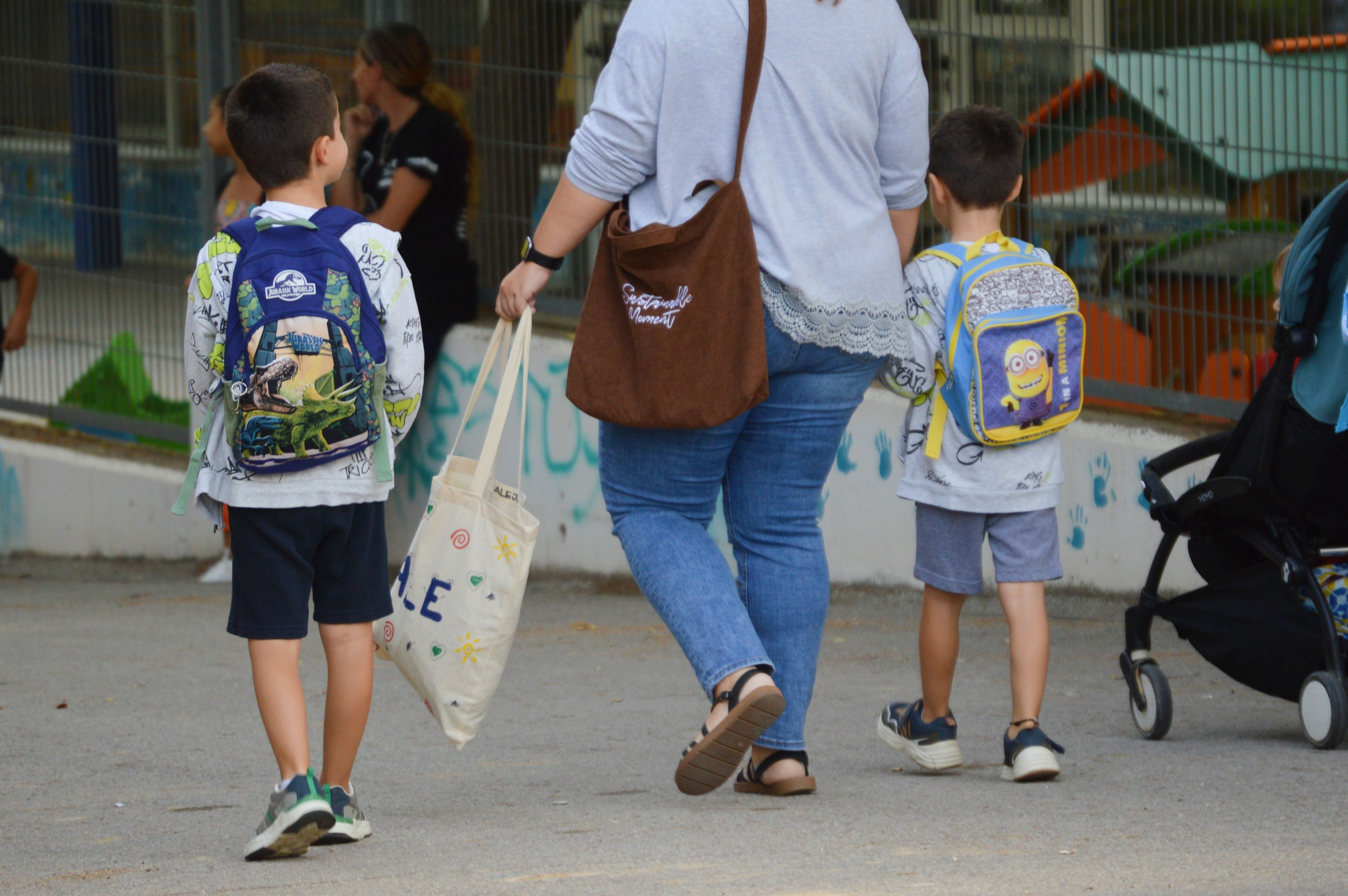 Inici del curs escolar 2023-2024 a Cerdanyola. FOTO: Nora Muñoz Otero