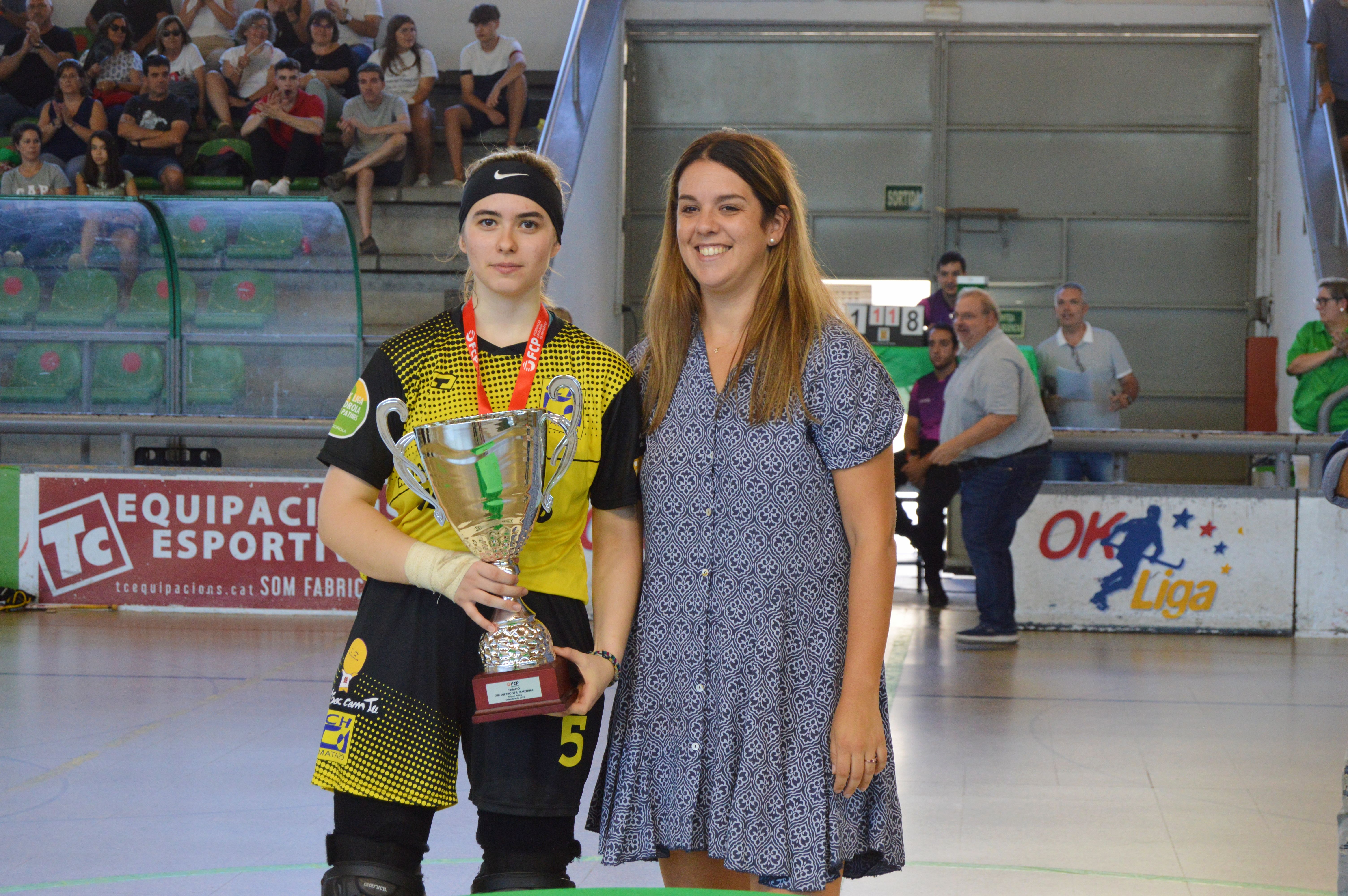 La Supercopa catalana d'hoquei patins de 2023 a Can Xarau. FOTO: Nora Muñoz Otero