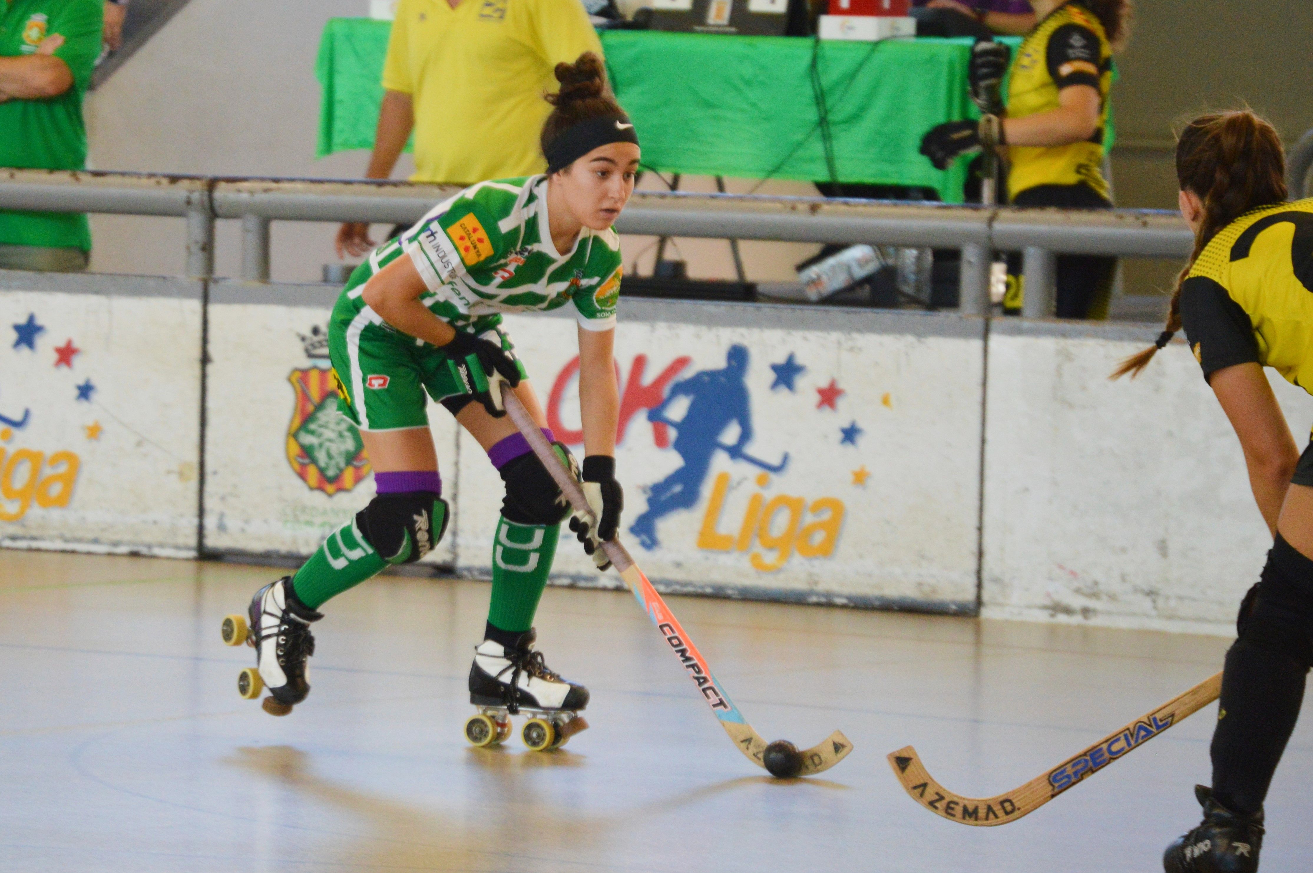 Ana Valverde a la Supercopa catalana d'hoquei patins a Can Xarau. FOTO: Nora Muñoz Otero