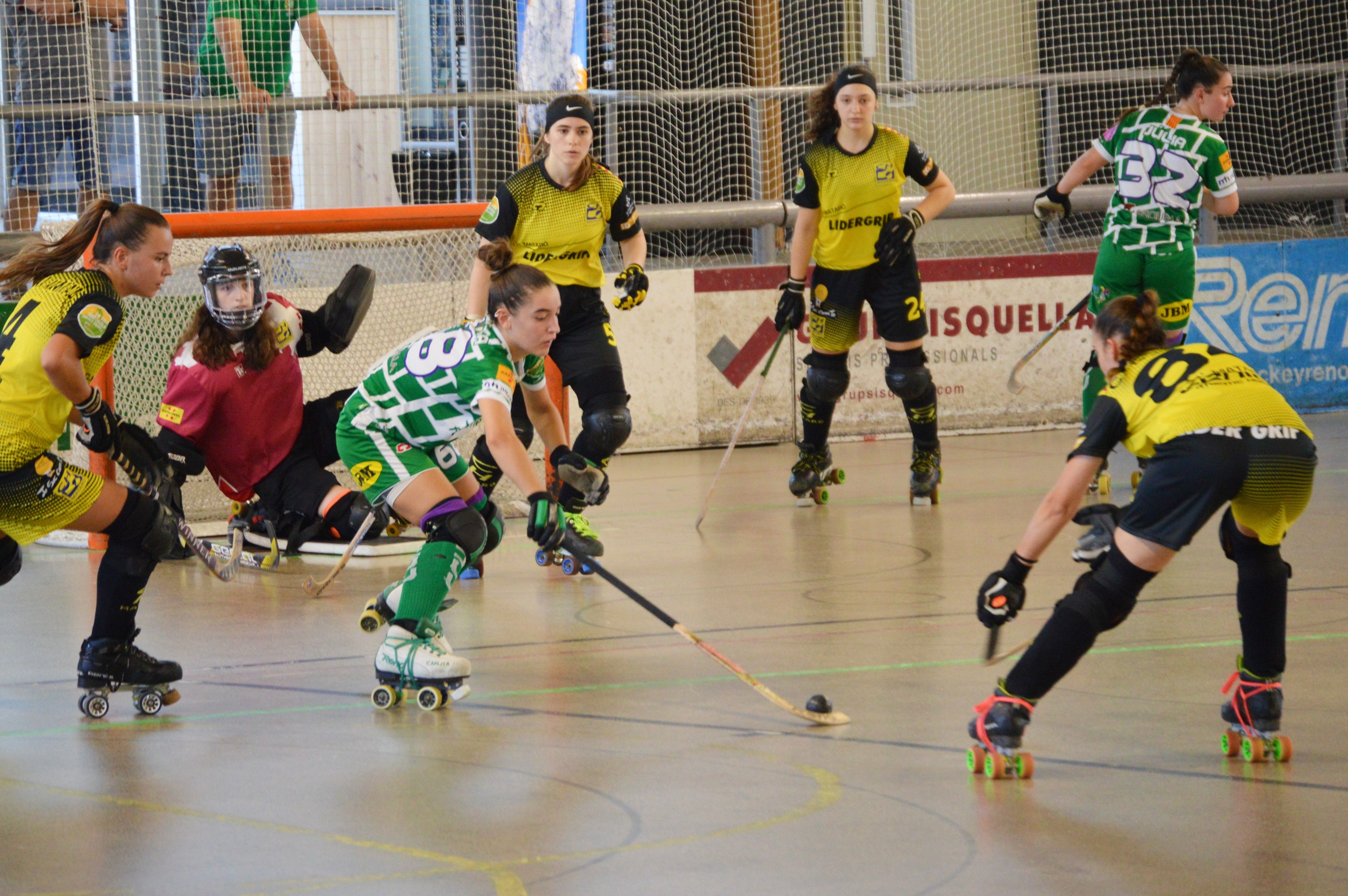 La Supercopa catalana d'hoquei patins de 2023 a Can Xarau. FOTO: Nora Muñoz Otero