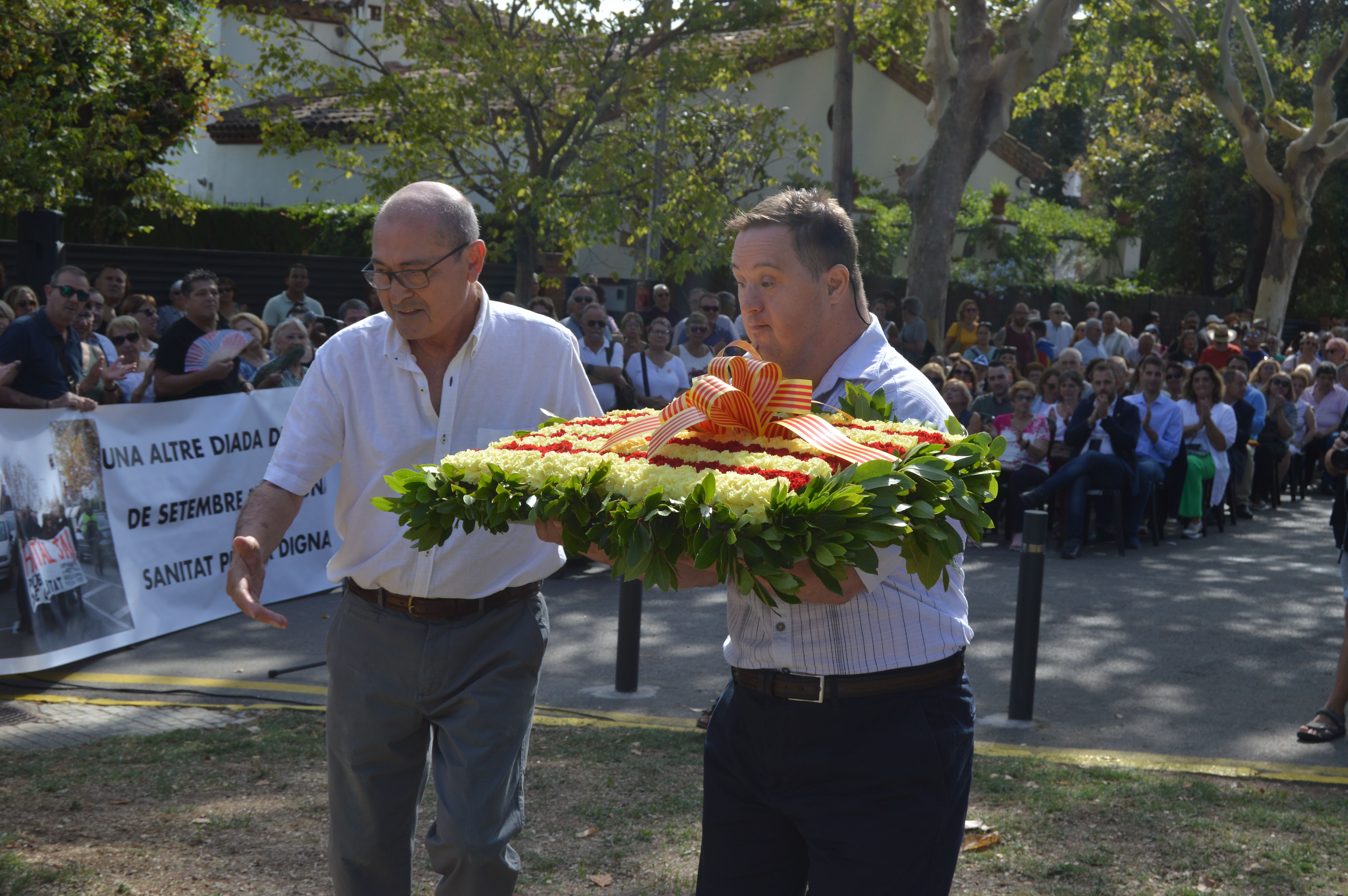 Celebració de la Diada de Catalunya de 2023 a Cerdanyola. FOTO: Nora Muñoz Otero