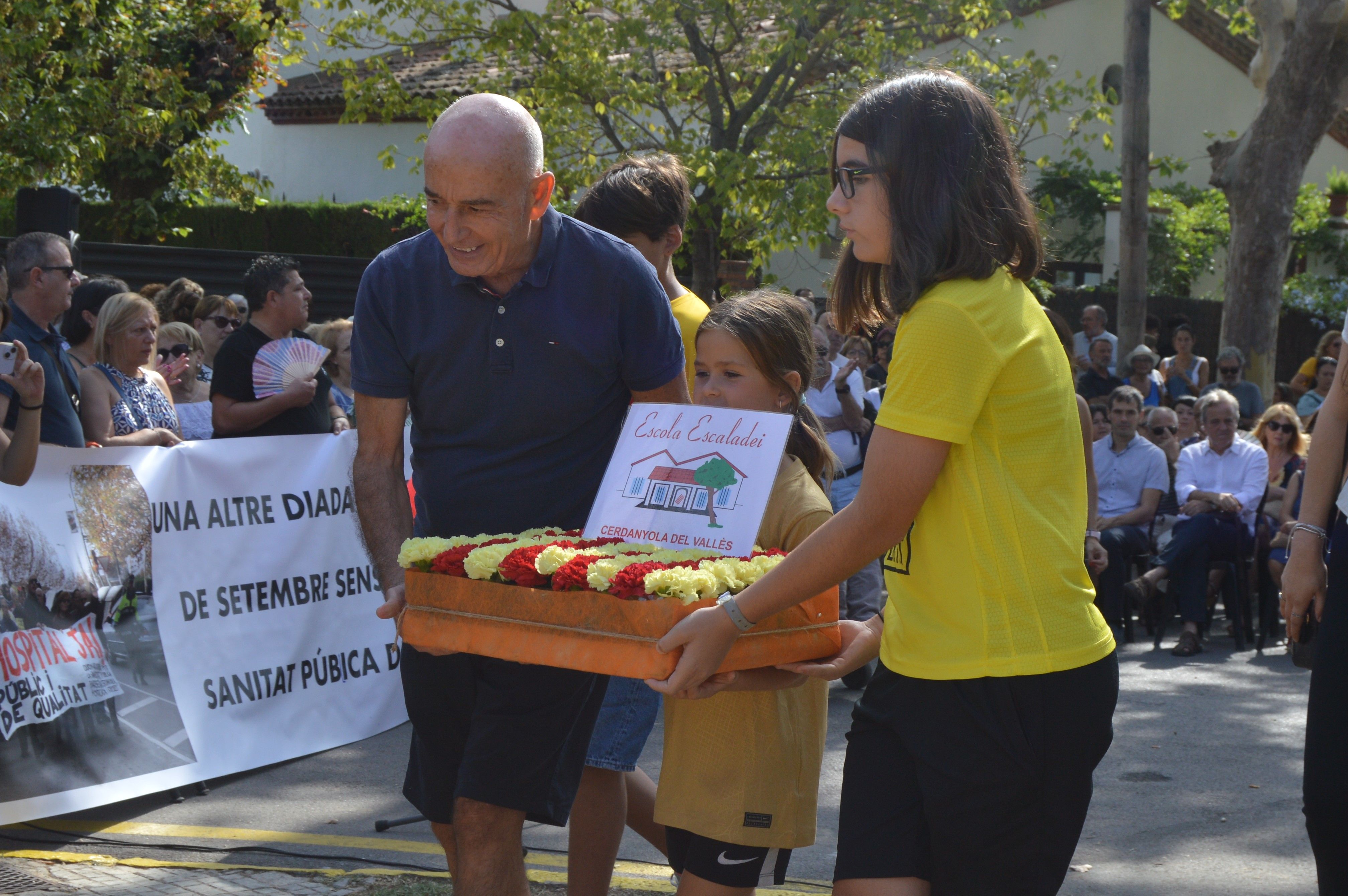 Celebració de la Diada de Catalunya de 2023 a Cerdanyola. FOTO: Nora Muñoz Otero