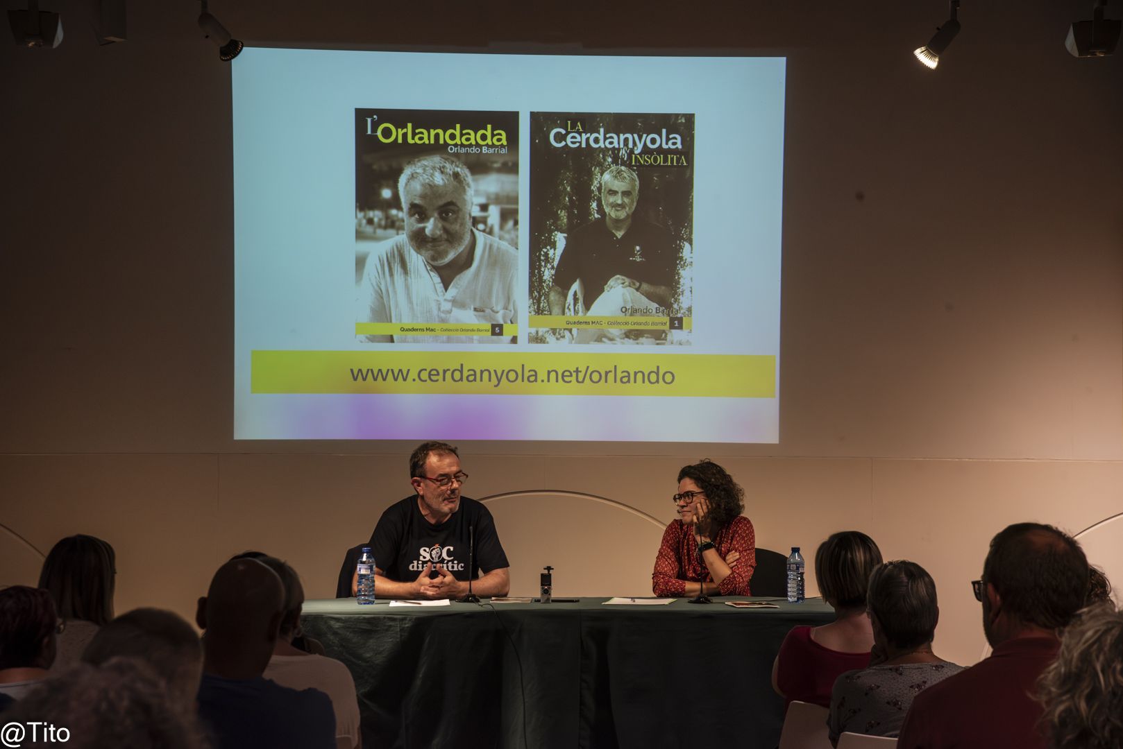 Presentació del quadern 'La Cerdanyola Insòlita'. FOTO: Juan Antonio Hidalgo