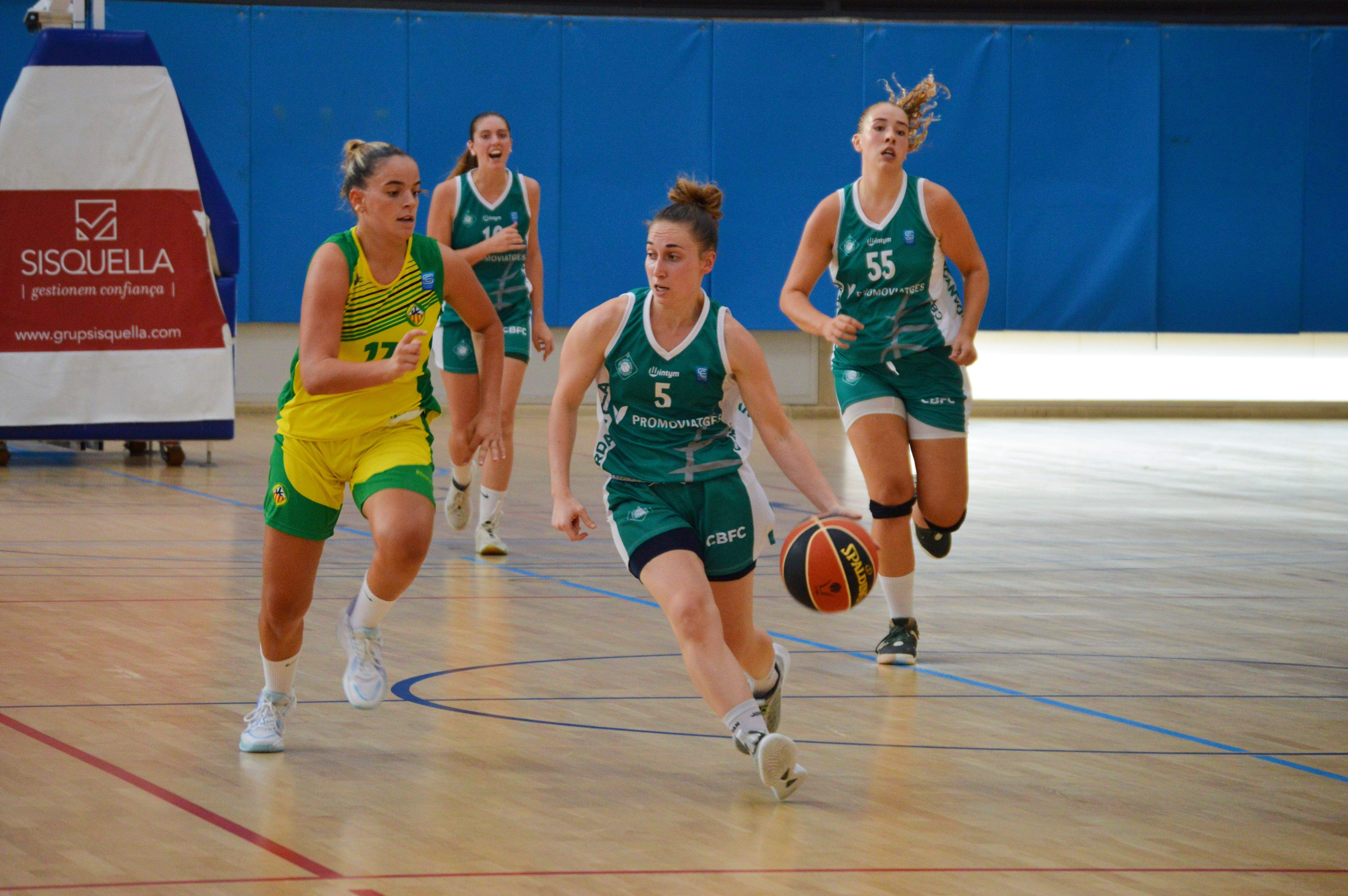 Eva Garcia del CBF Cerdanyola en el debut a Super Copa Femenina. FOTO: Nora Muñoz Otero